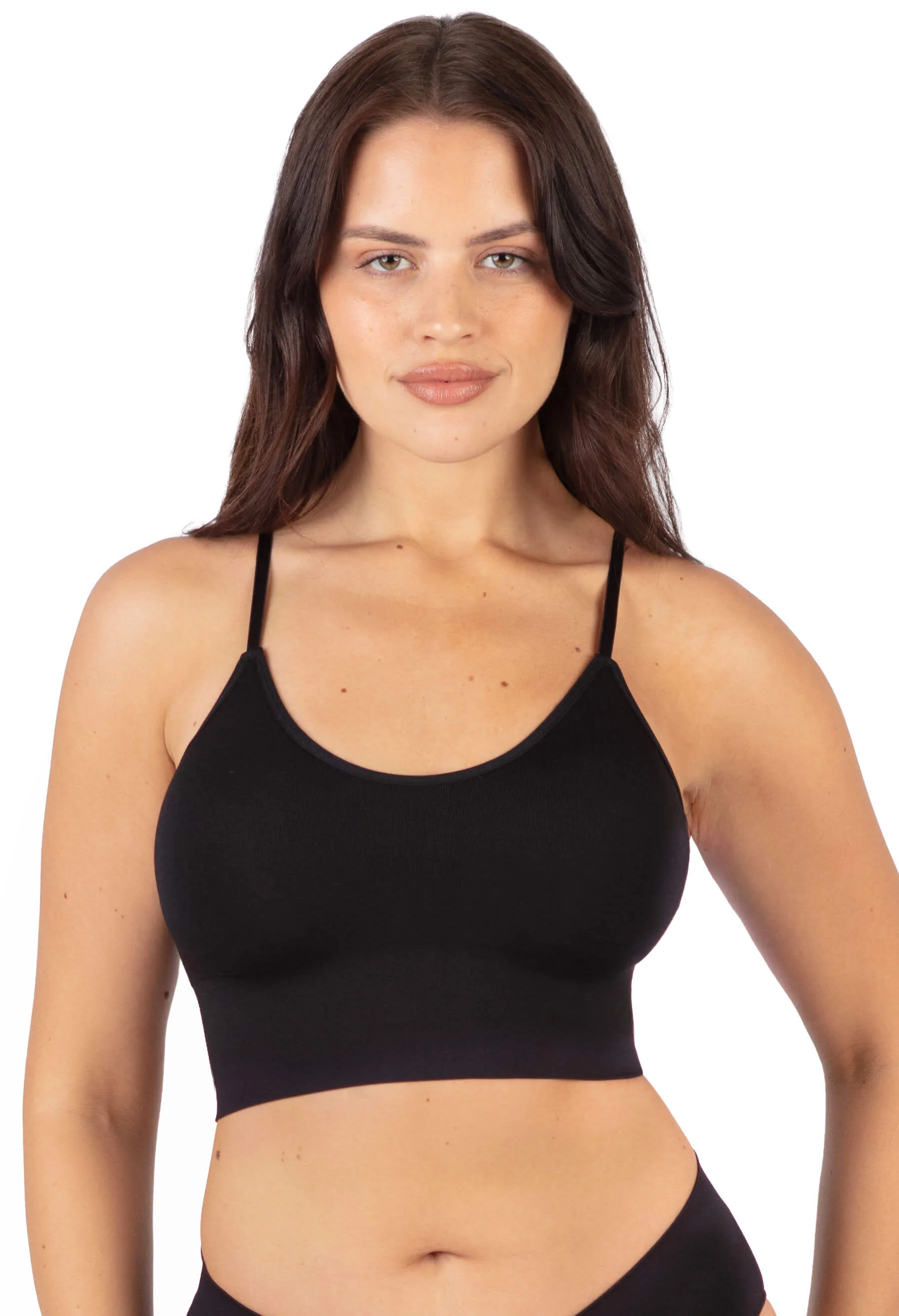 Long Line Spaghetti Strap Bralette - 3 Pack - Image 12