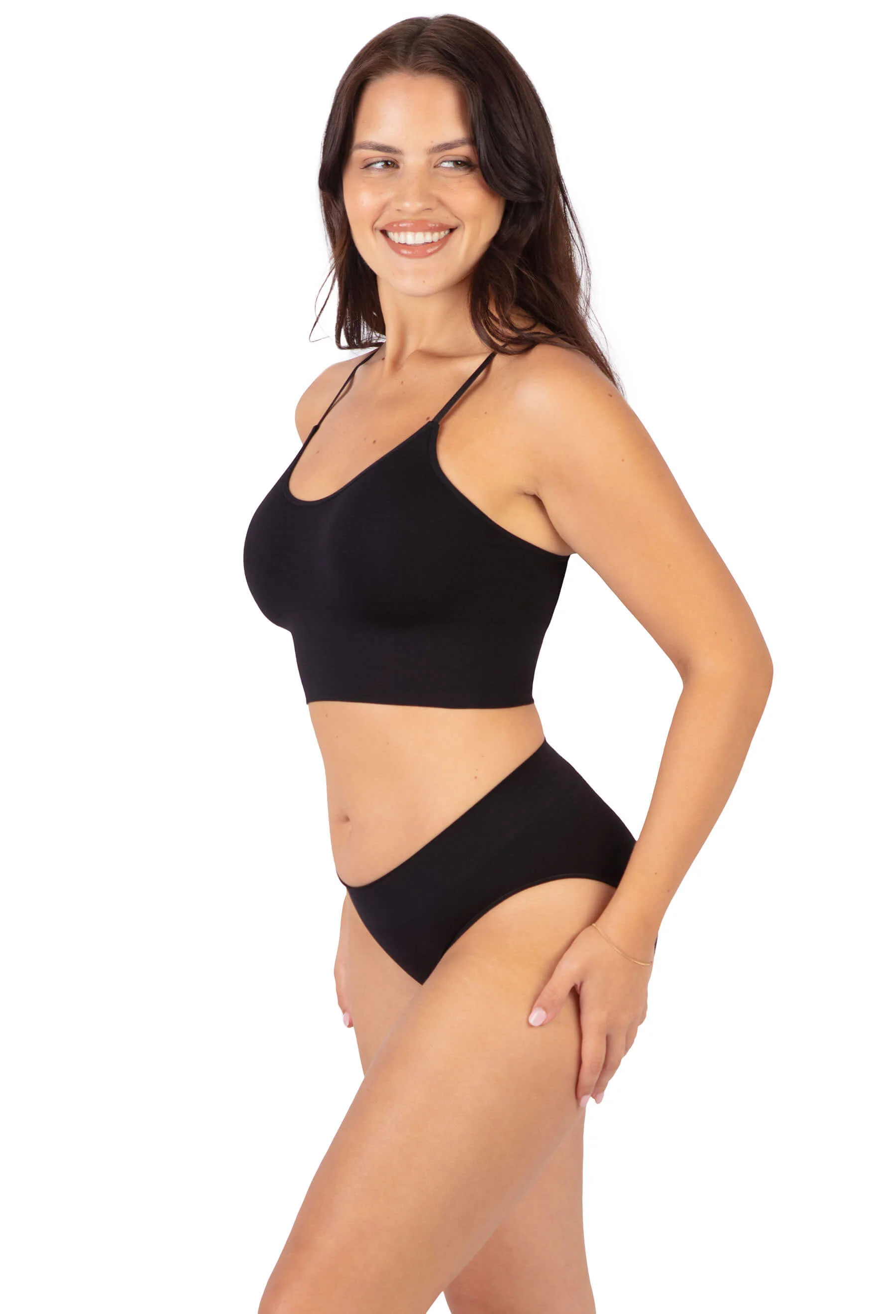 Long Line Spaghetti Strap Bralette - 3 Pack - Image 26