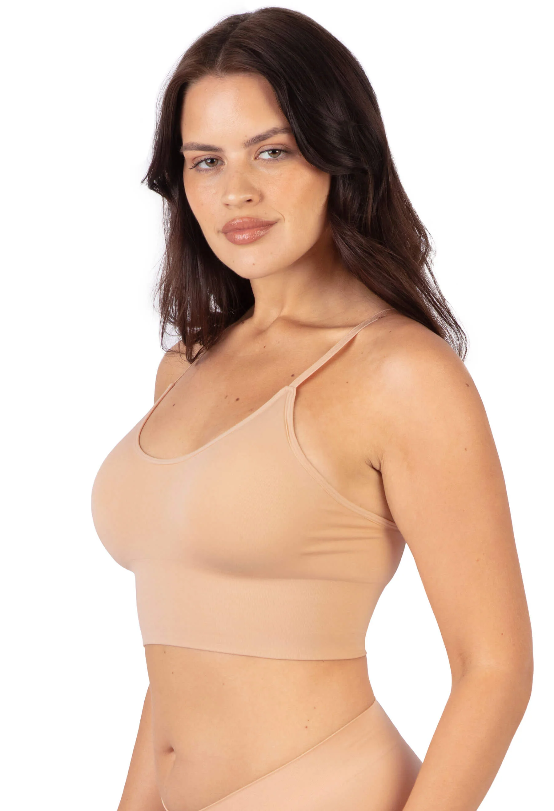 Long Line Spaghetti Strap Bralette - 3 Pack - Image 3