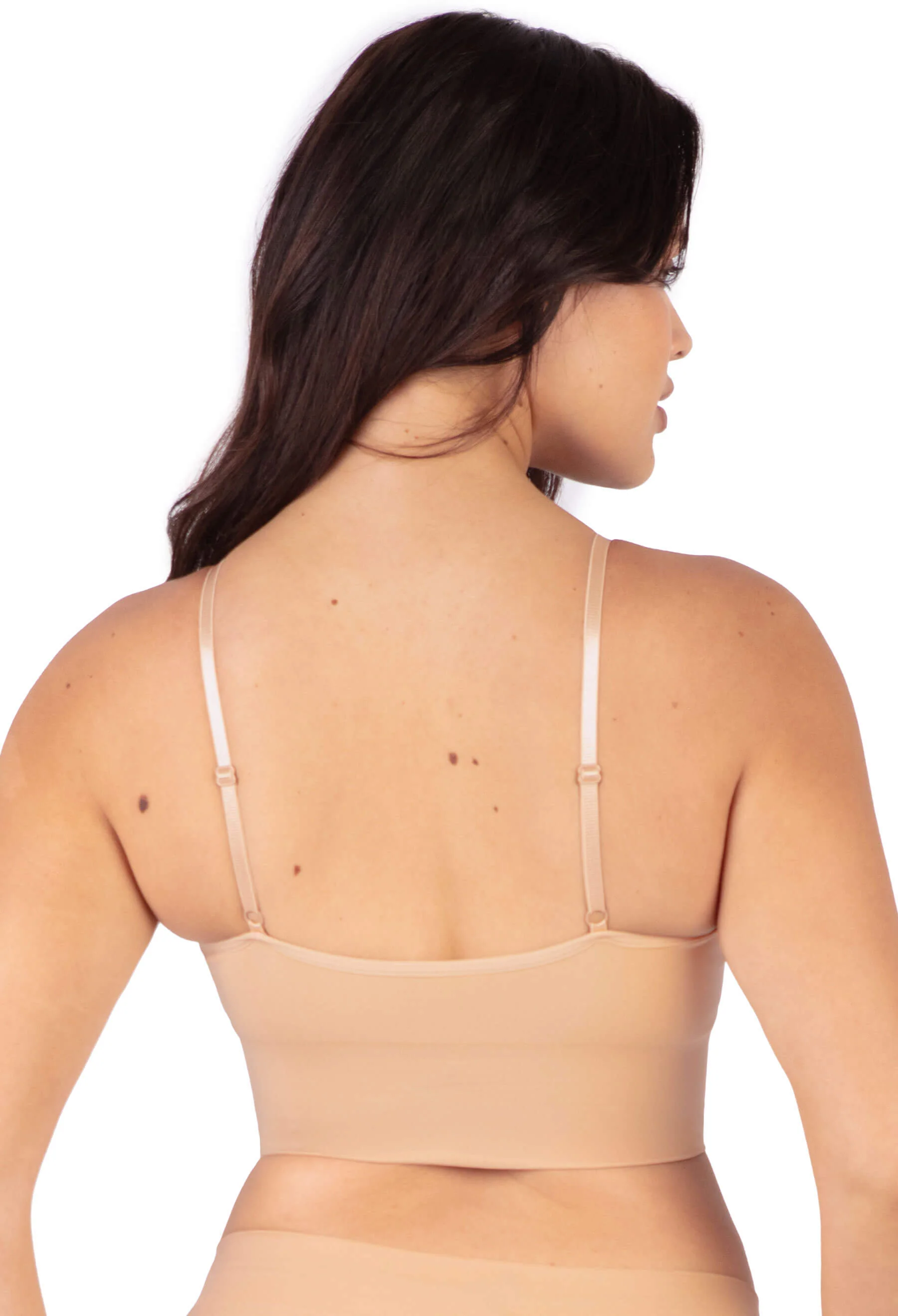 Long Line Spaghetti Strap Bralette - Image 4
