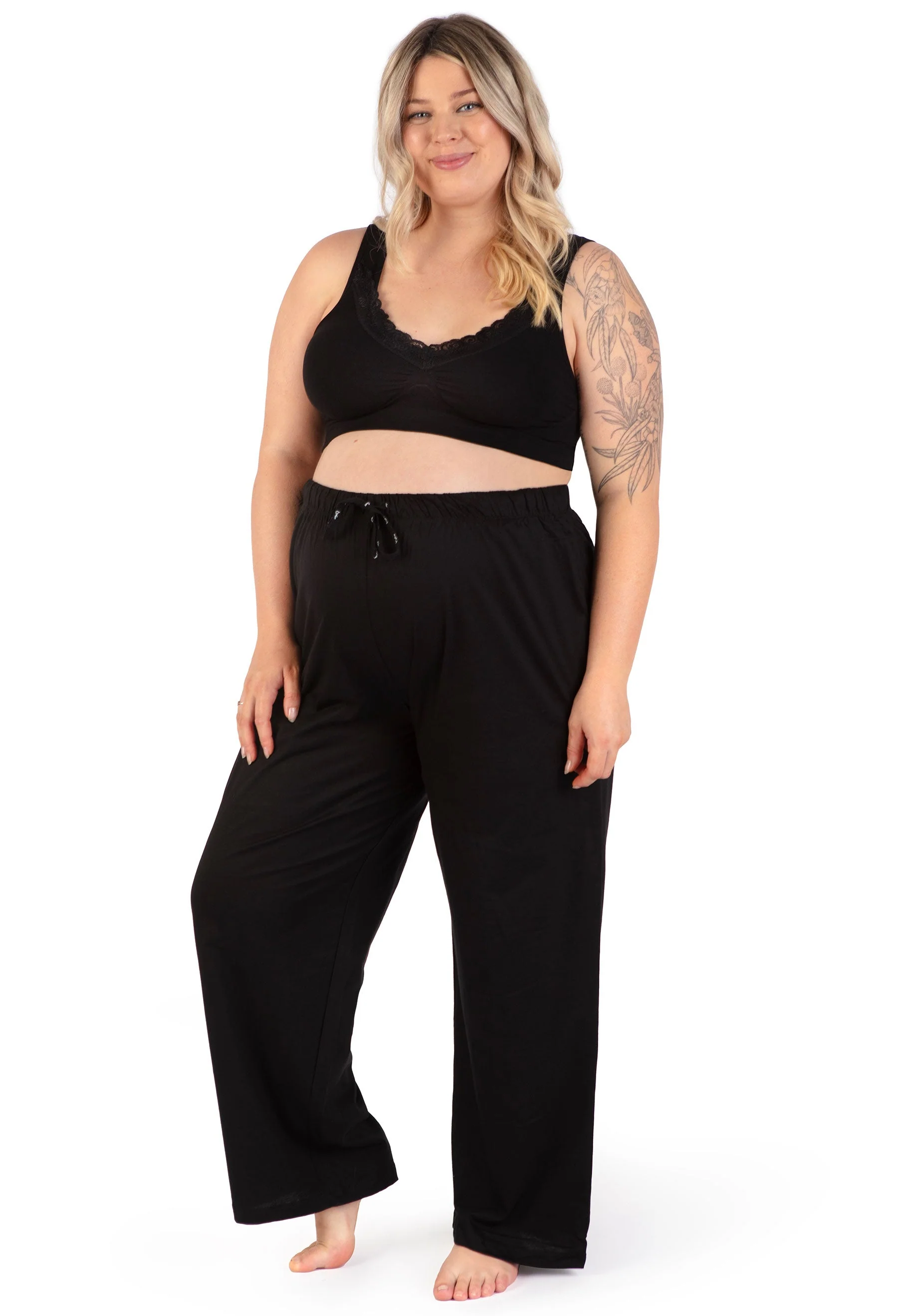 Maternity 100% Cotton Pyjama Pants - Image 4