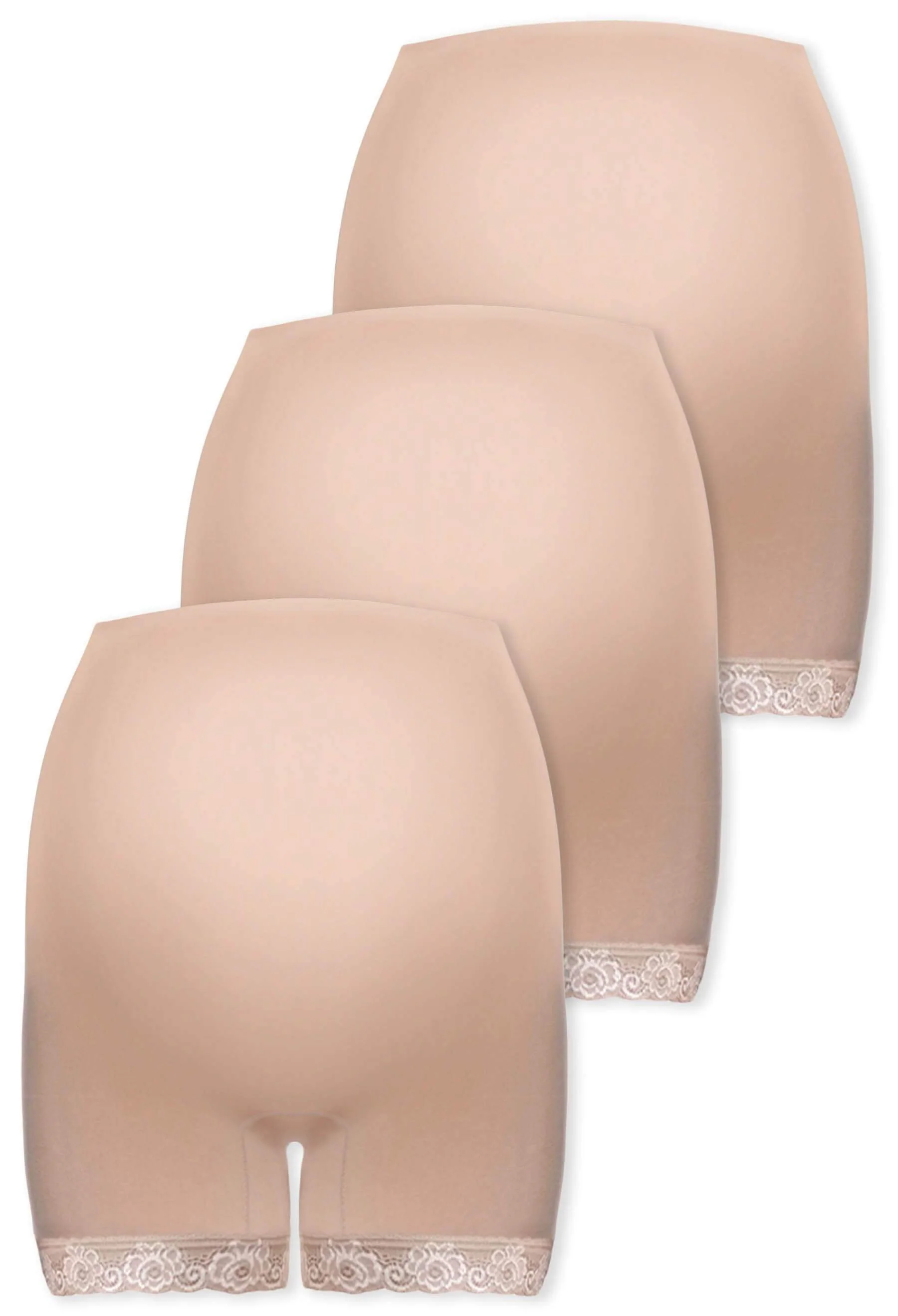 Maternity Anti Chafing High Rise Petite Cotton Rich Shorts - 3 Pack - Image 15