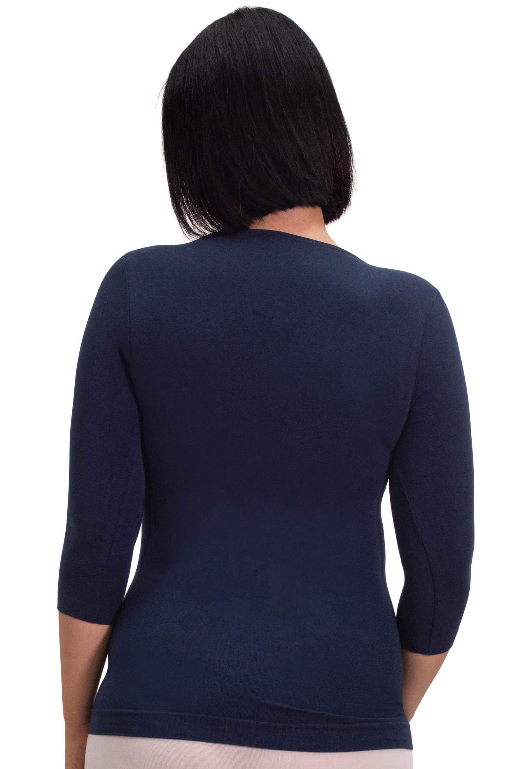 Maternity Bamboo 3/4 Sleeve Top - 3 Pack - Image 7