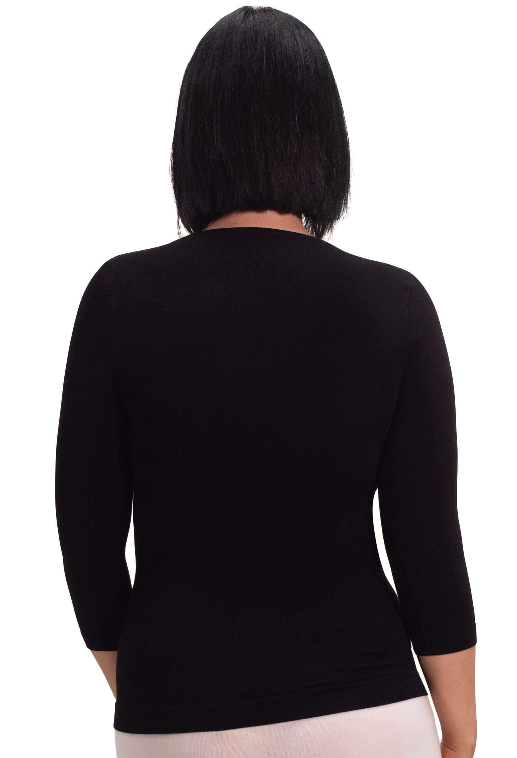 Maternity Bamboo 3/4 Sleeve Top - Image 3