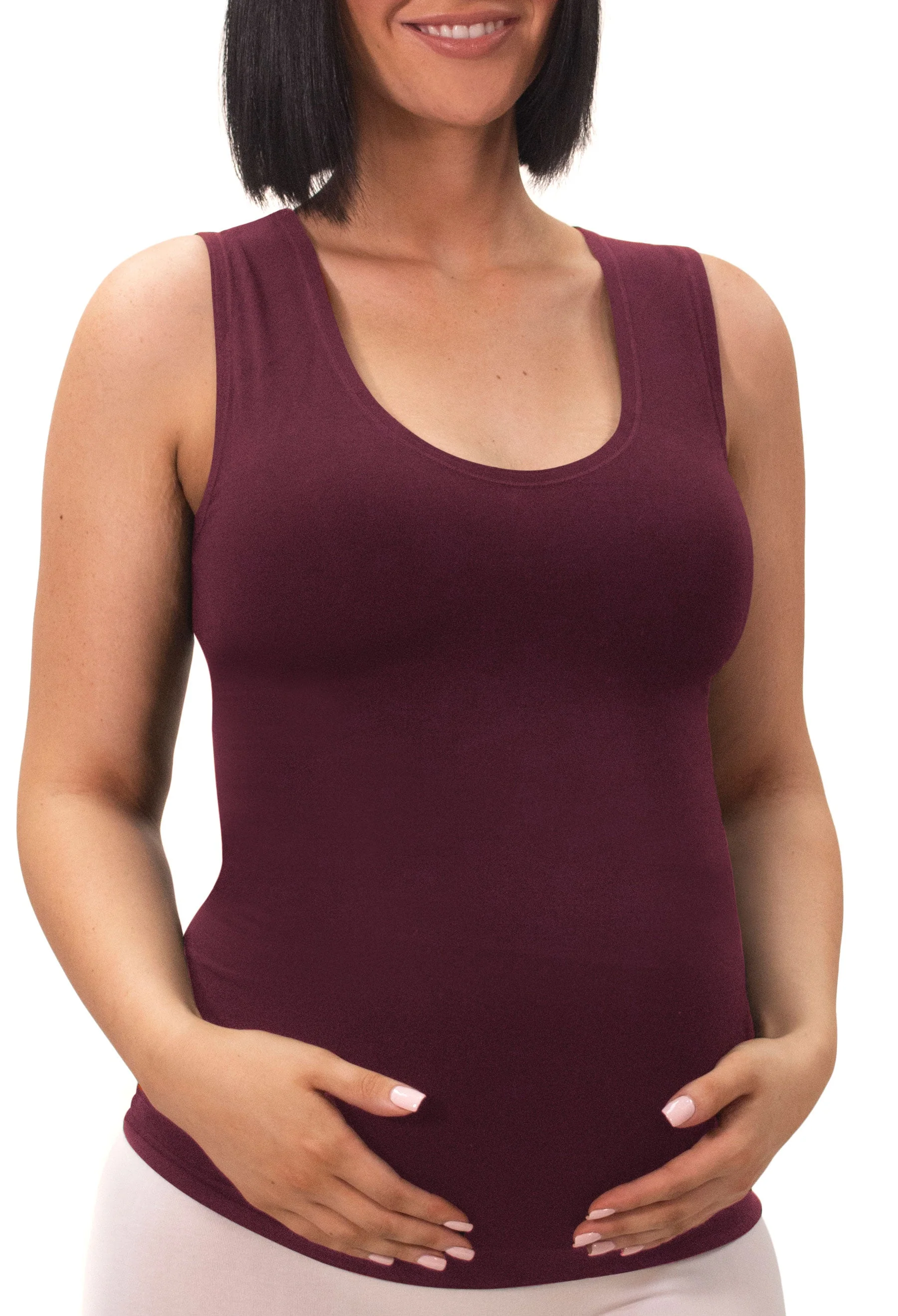 Maternity Bamboo Tank Top | 4-Pack - Image 8