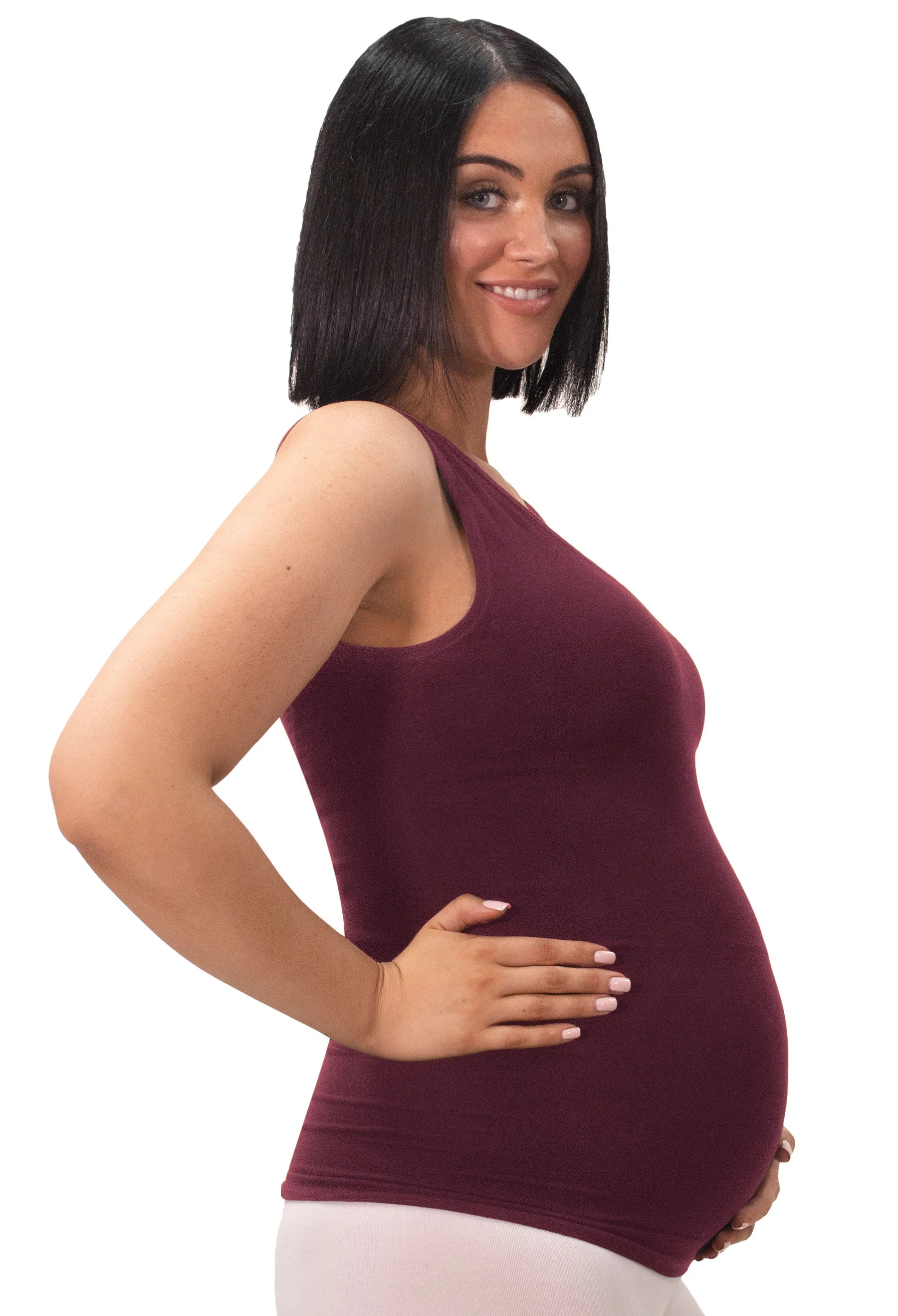 Maternity Bamboo Tank Top | 4-Pack - Image 9