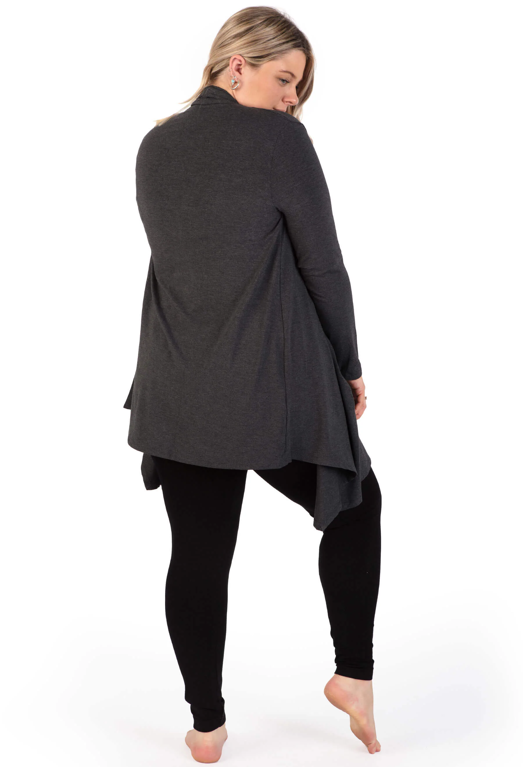 Maternity Bamboo Waterfall Cardigan - 2 Pack - Image 10