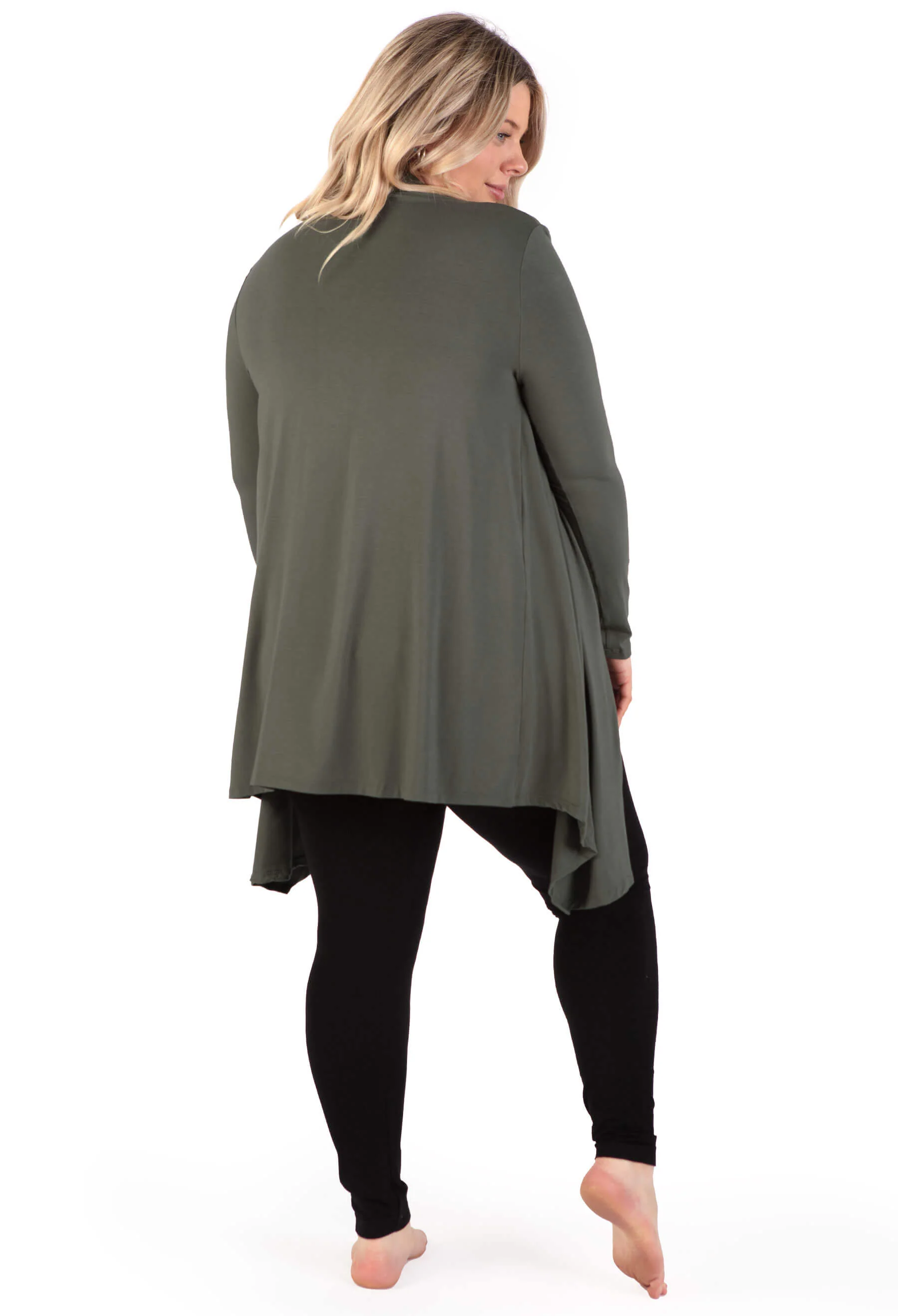 Maternity Bamboo Waterfall Cardigan - 2 Pack - Image 5
