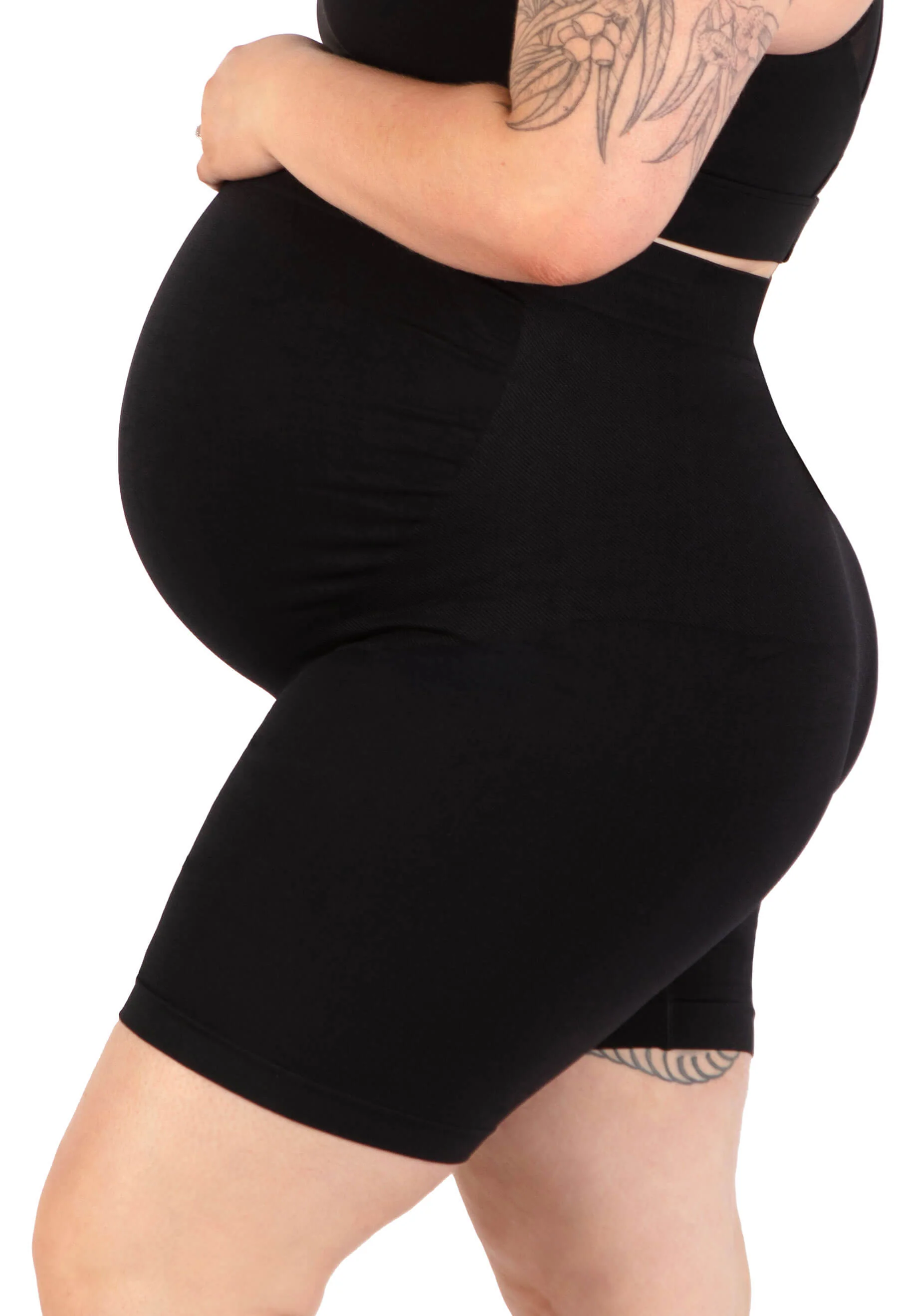 Maternity Bike Shorts - 2 Pack - Image 2