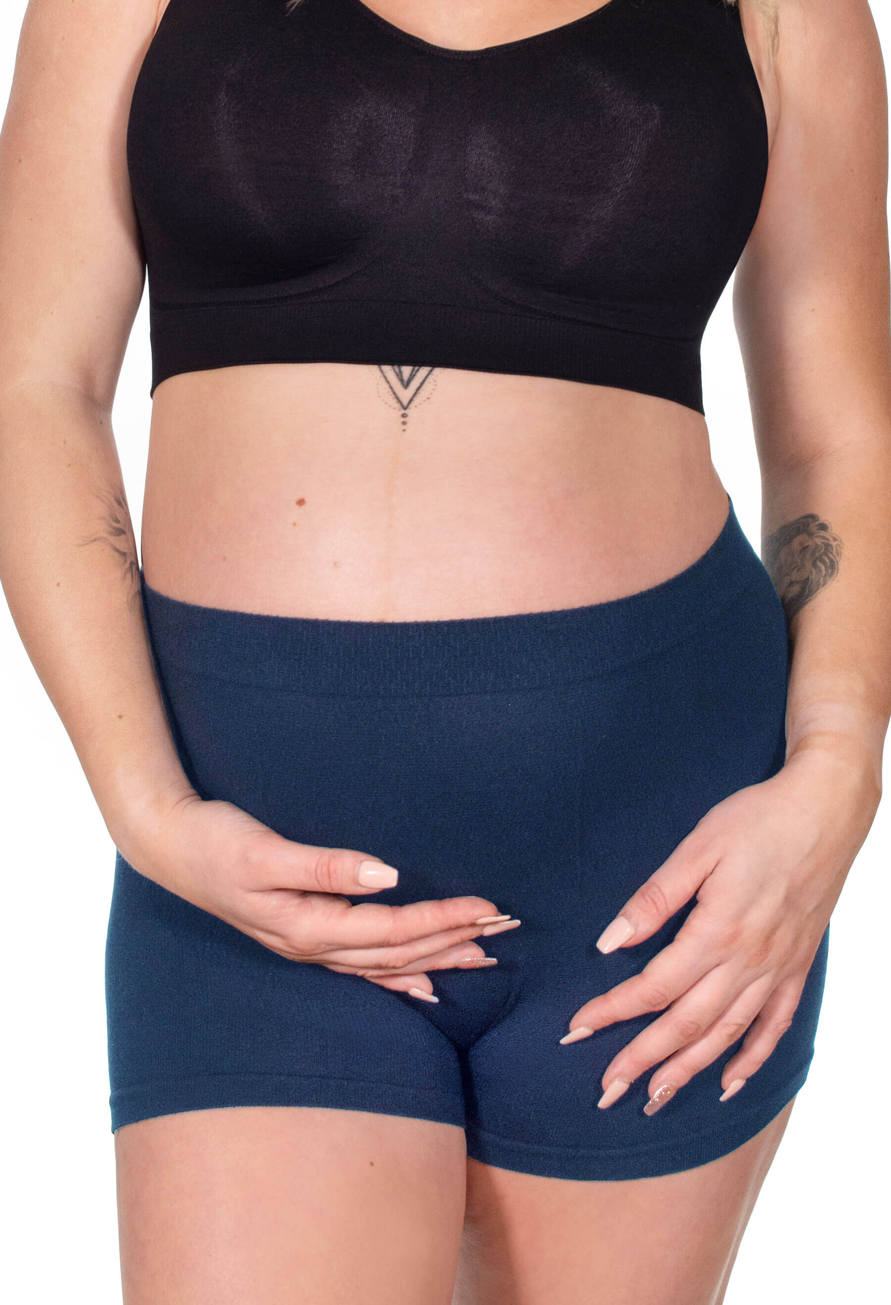 Cotton Rich Maternity Boyleg Shorts - Image 11