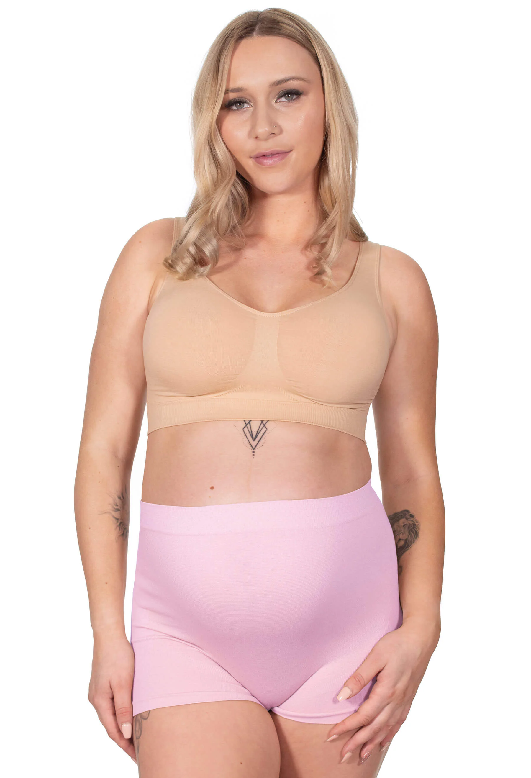 Cotton Rich Maternity Boyleg Shorts - Image 14