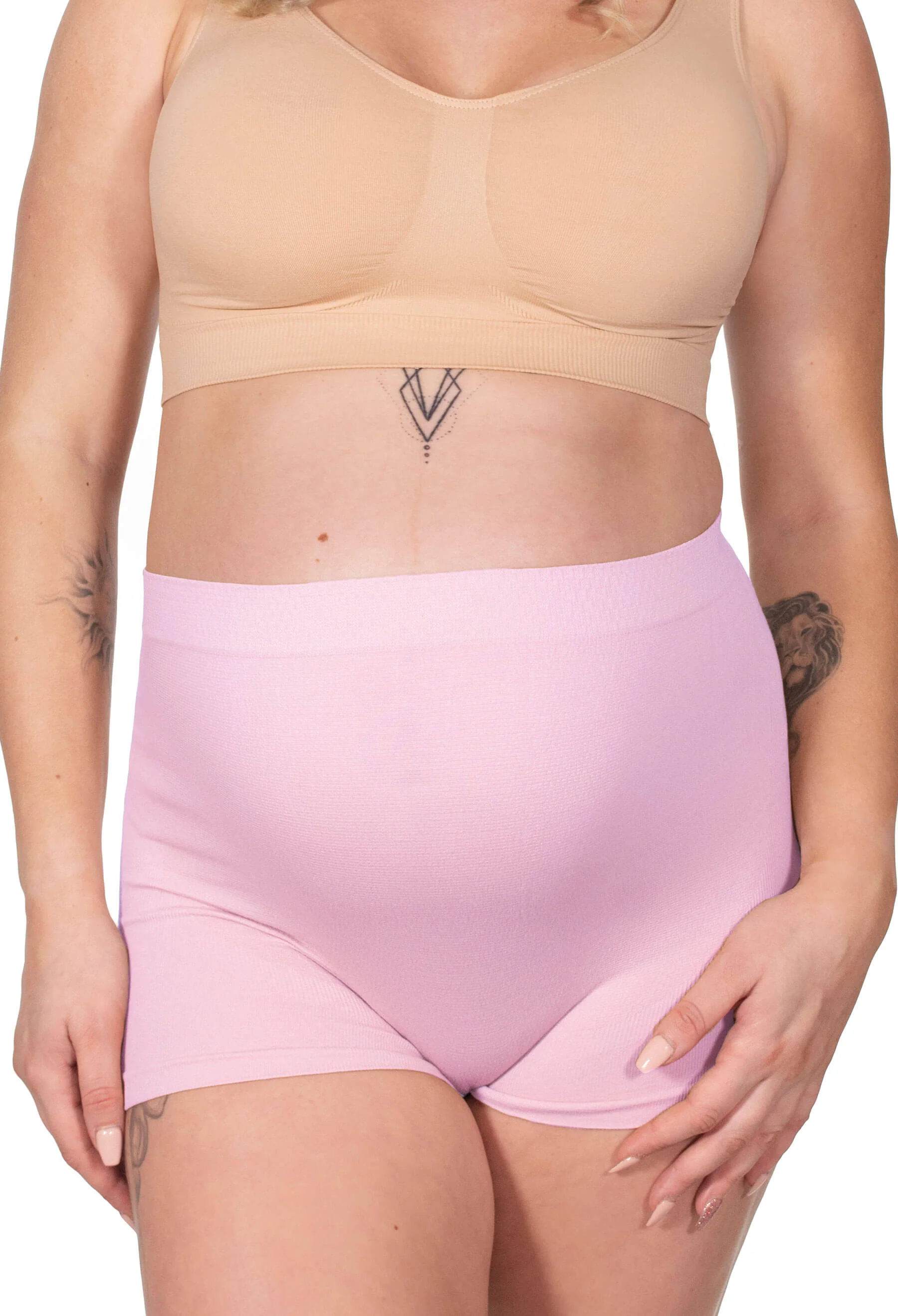 Cotton Rich Maternity Boyleg Shorts - Image 15