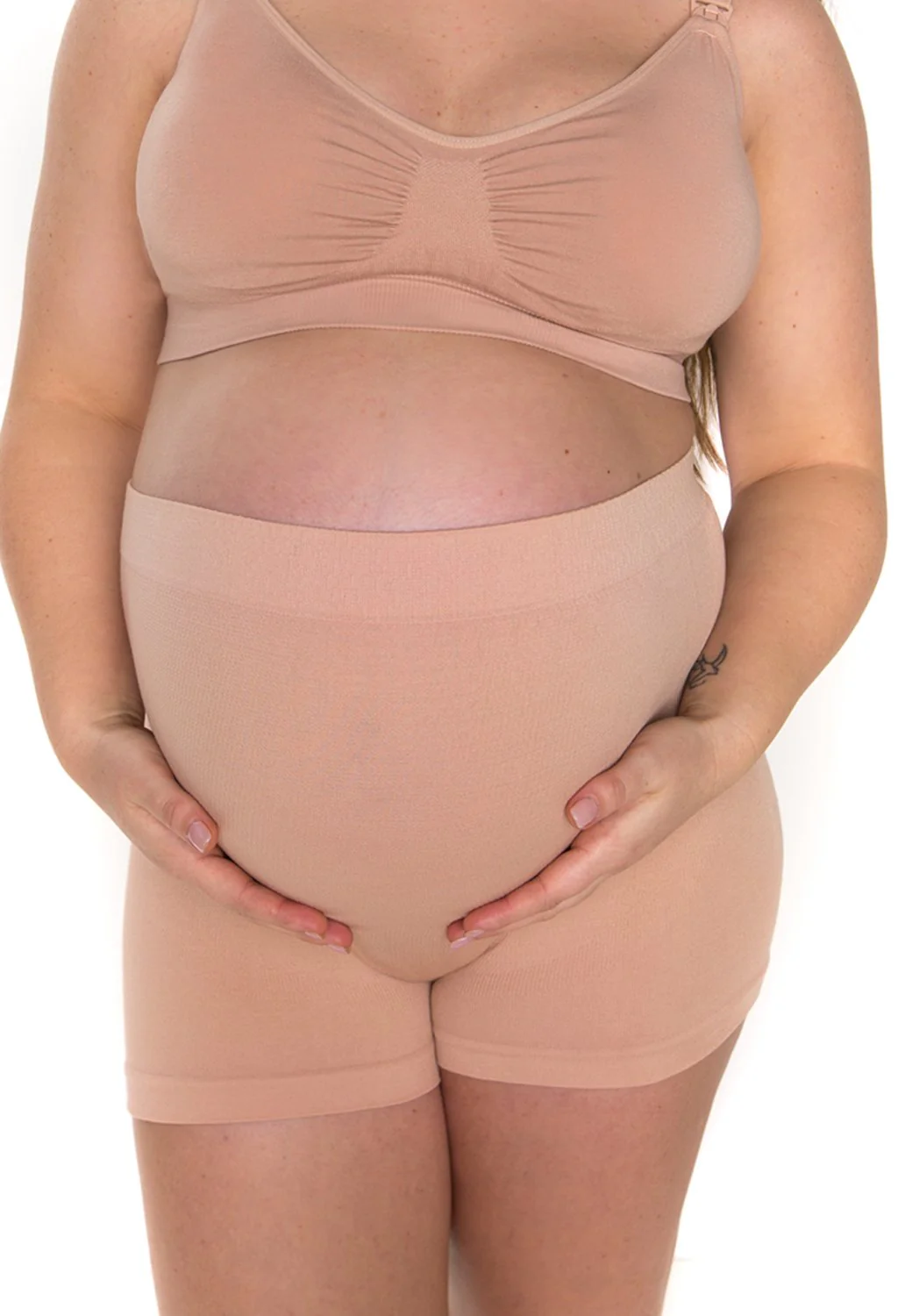 Cotton Rich Maternity Boyleg Shorts - Image 3