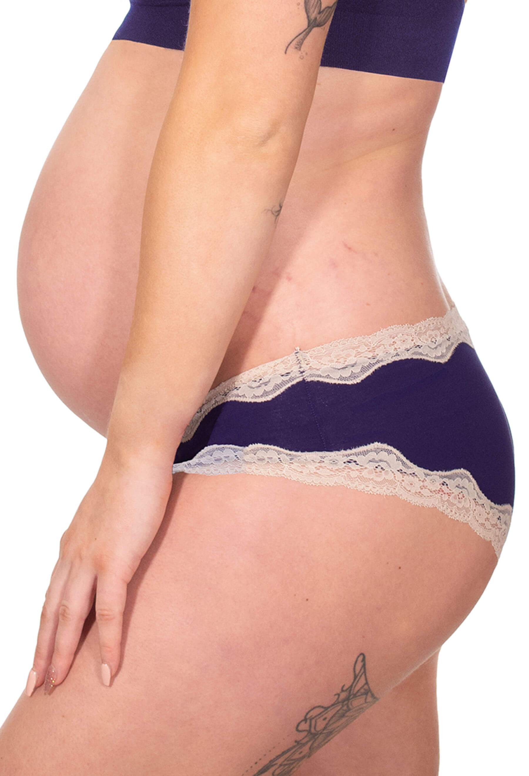 Maternity Cotton Rich Low Rise Hipster Brief - Image 10