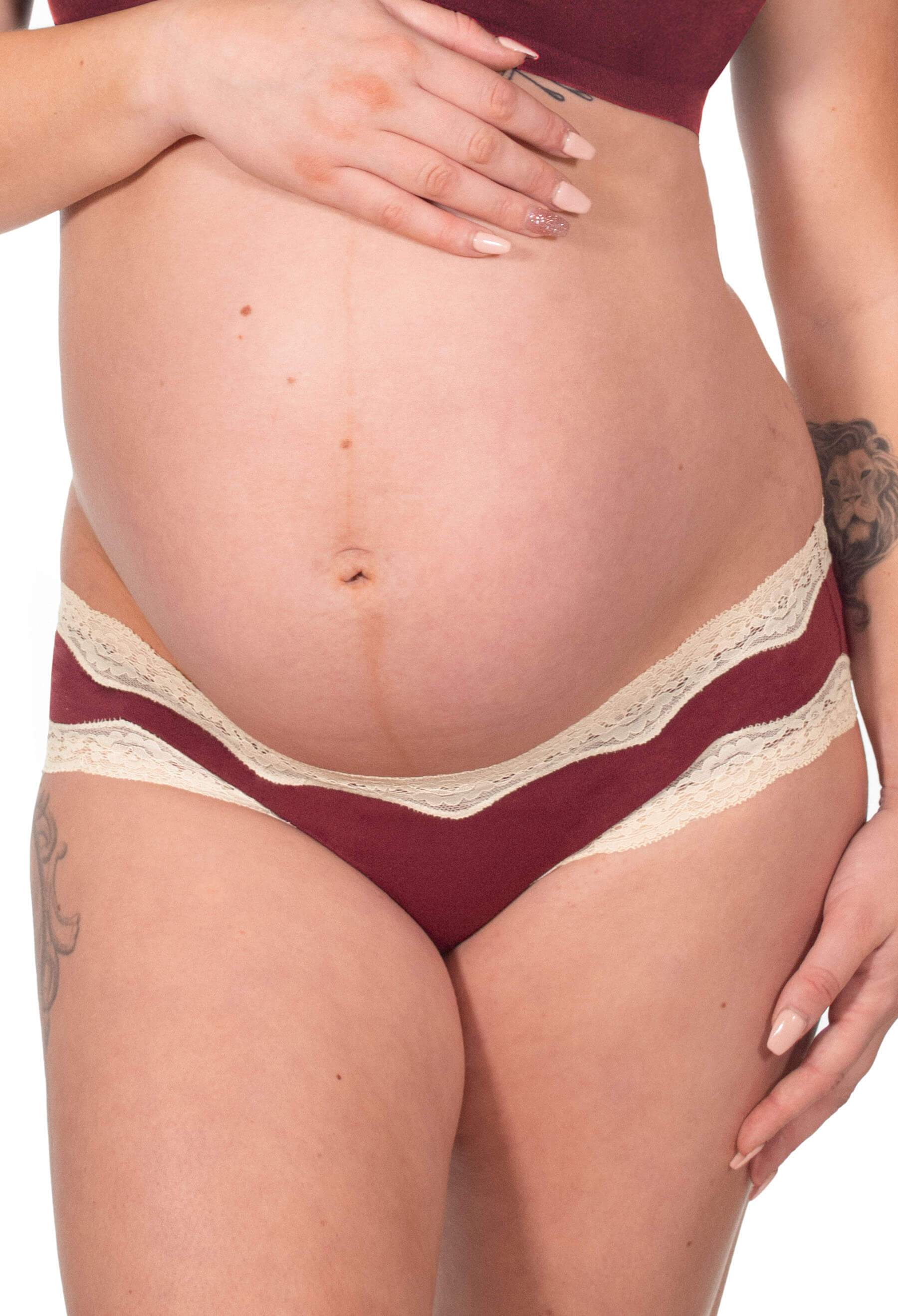Maternity Cotton Rich Low Rise Hipster Brief - Image 5