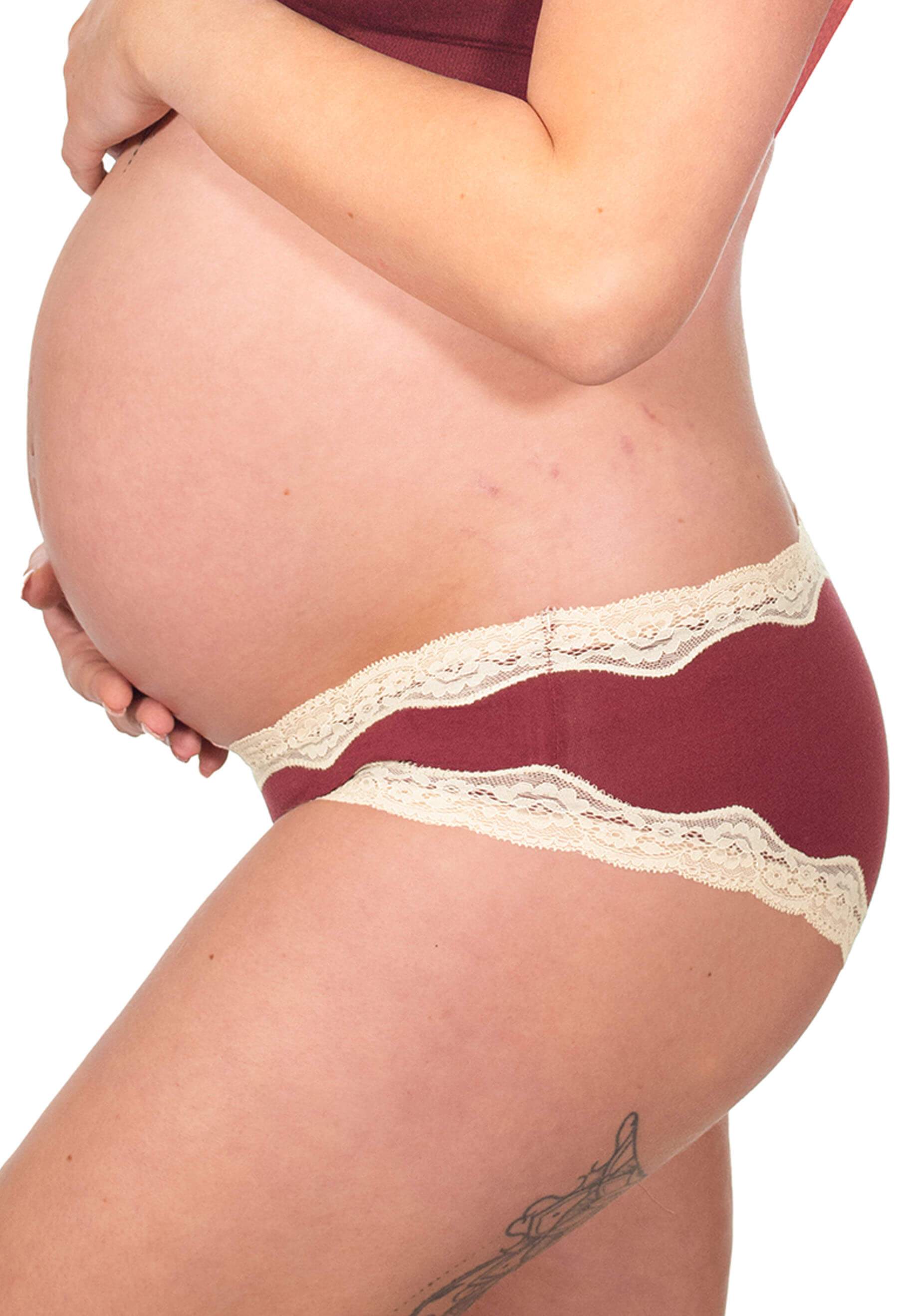 Maternity Cotton Rich Low Rise Hipster Brief - Image 6