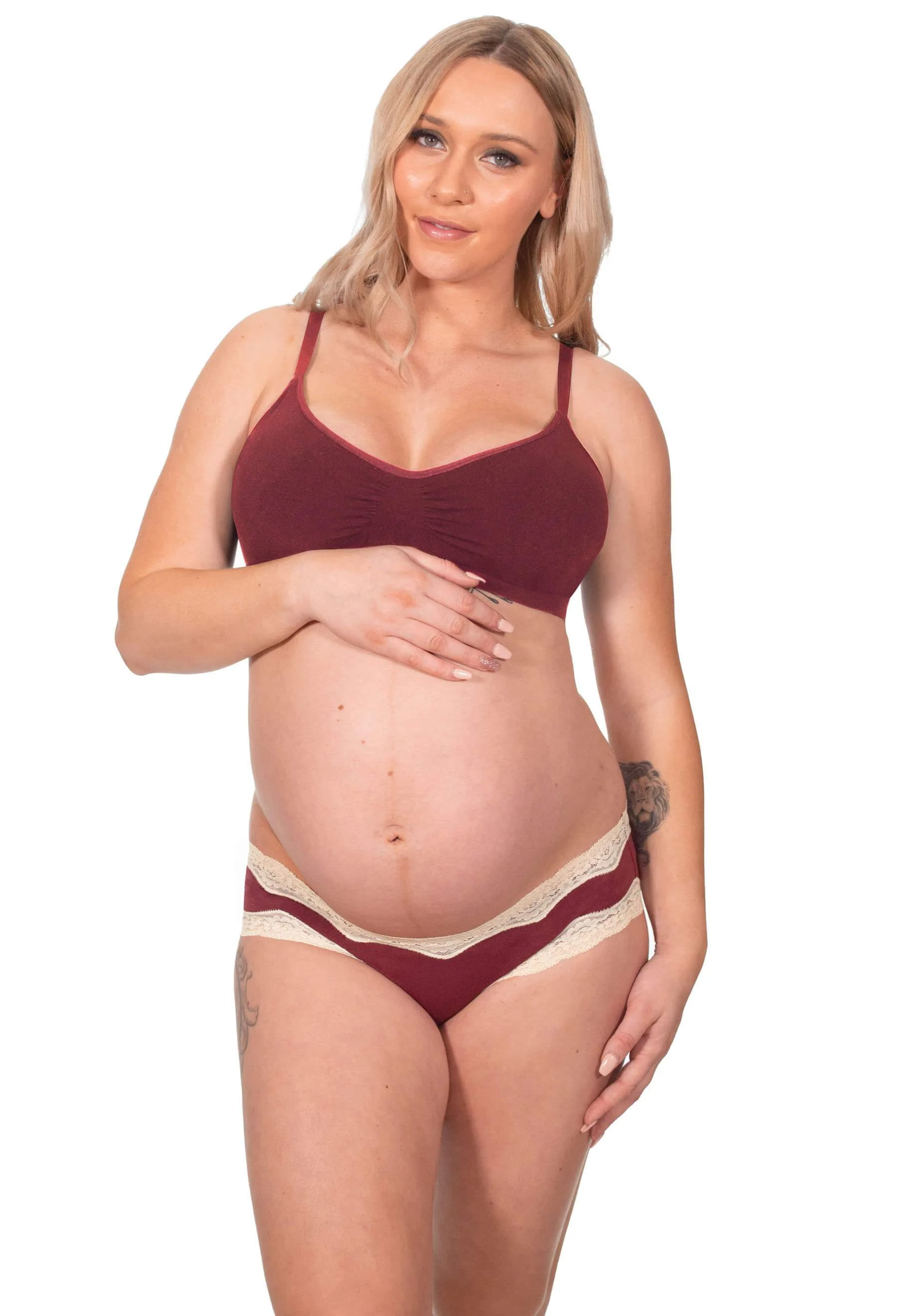 Maternity Cotton Rich Low Rise Hipster Brief - Image 8