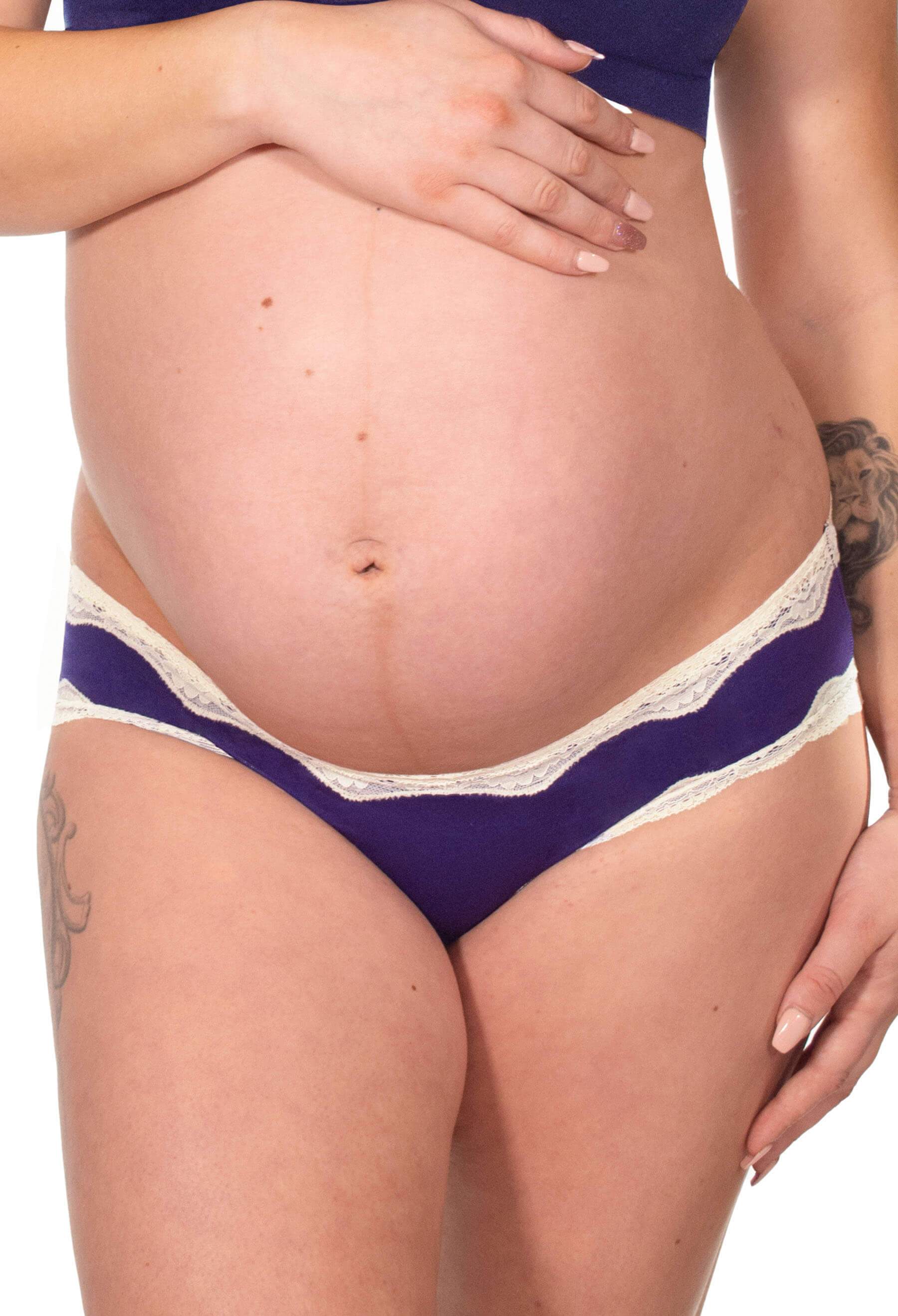 Maternity Cotton Rich Low Rise Hipster Brief - Image 9