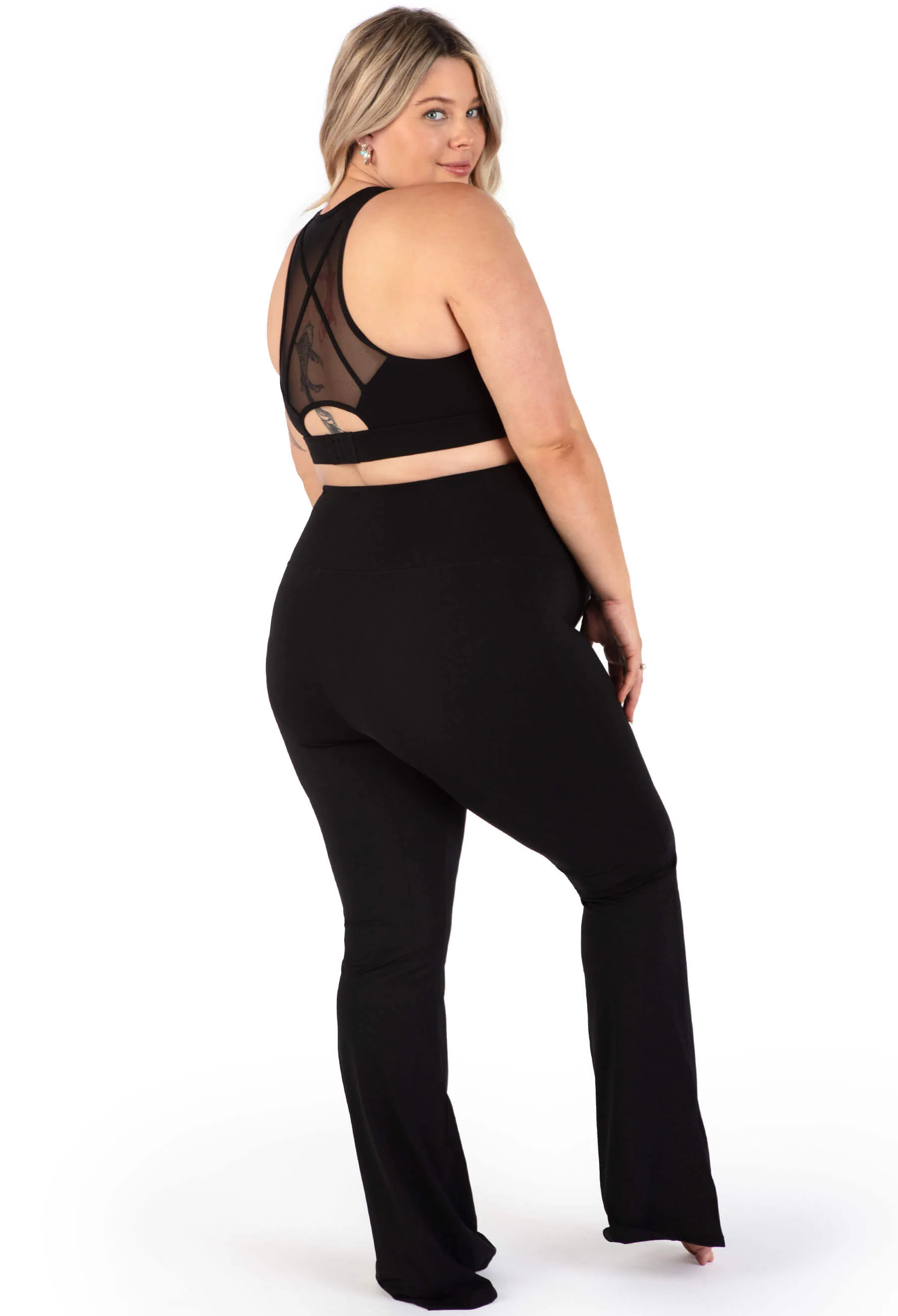 Maternity-Friendly Flare Leggings | High Waisted & Pet Hair Resistant - Image 6