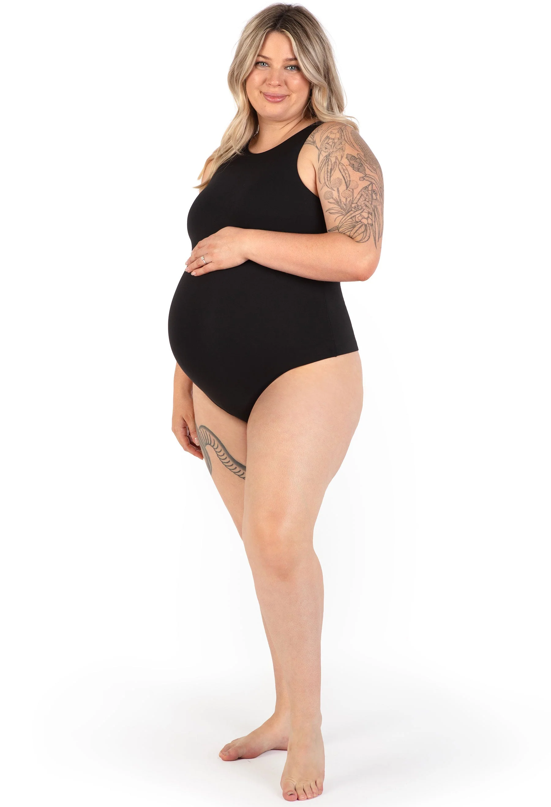 Maternity High Neck Bodysuit G-String | ButterFit - Image 2