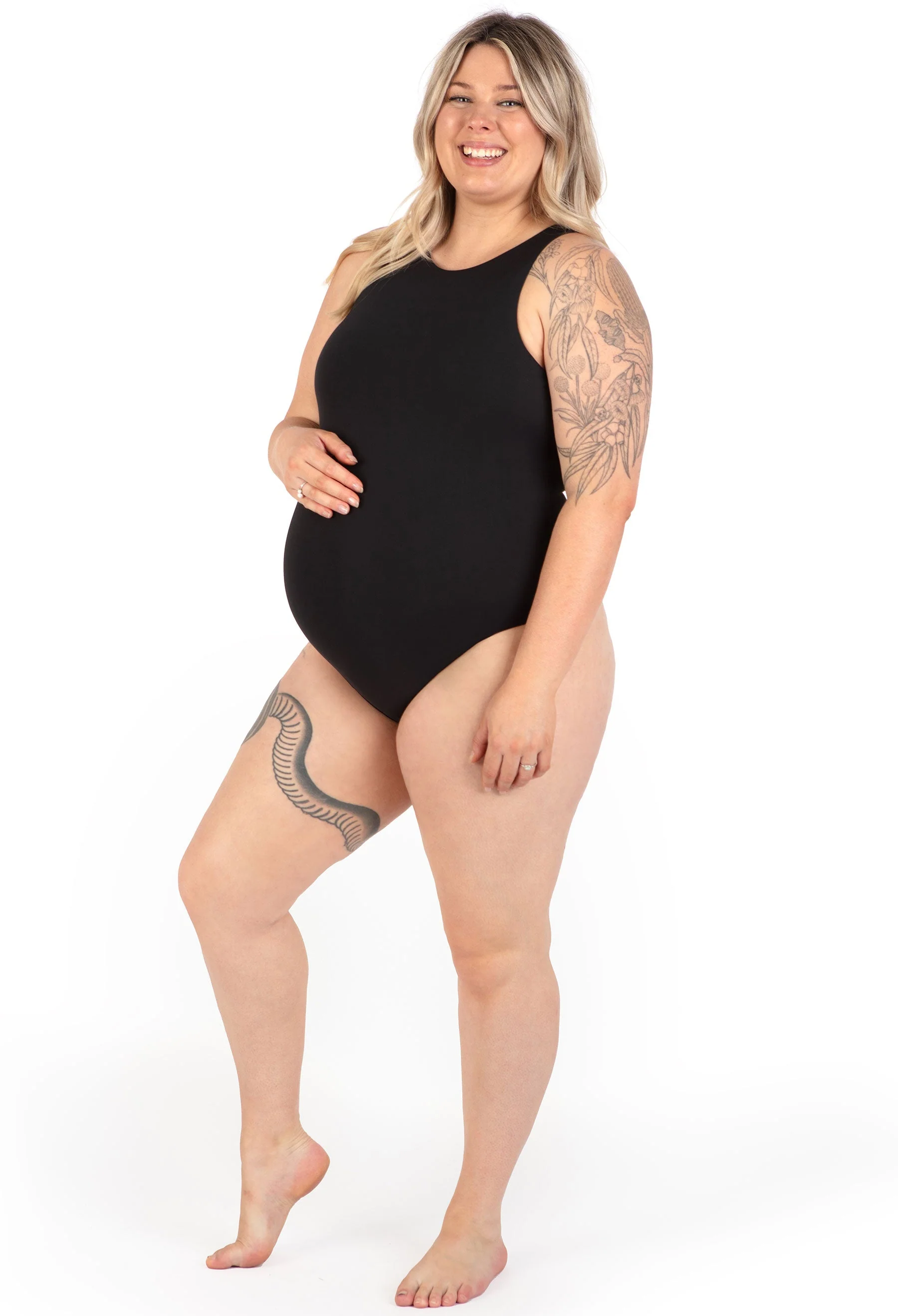 Maternity High Neck Bodysuit G-String | ButterFit - Image 3