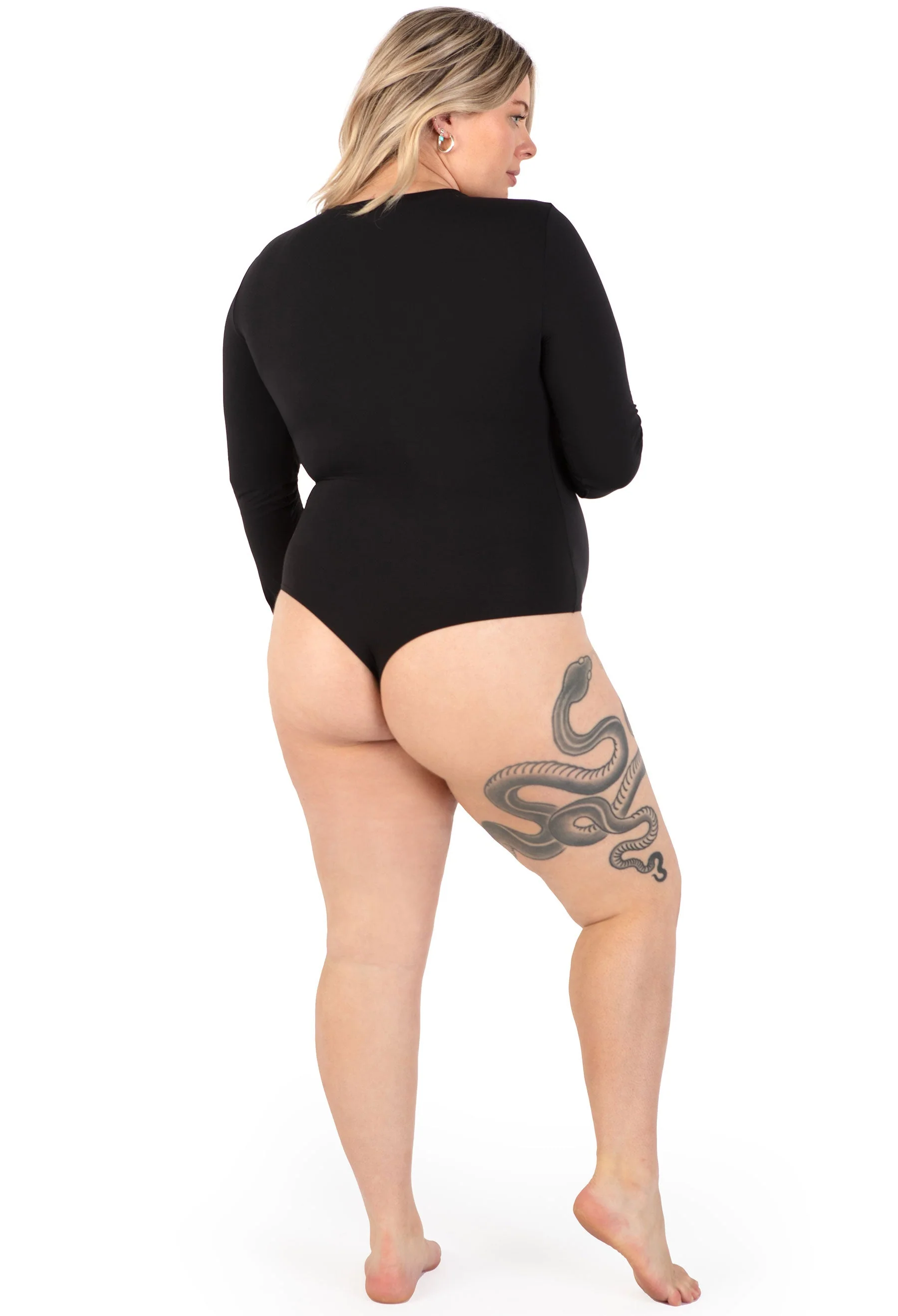 Maternity Long Sleeve Bodysuit G-String | ButterFit - Image 4