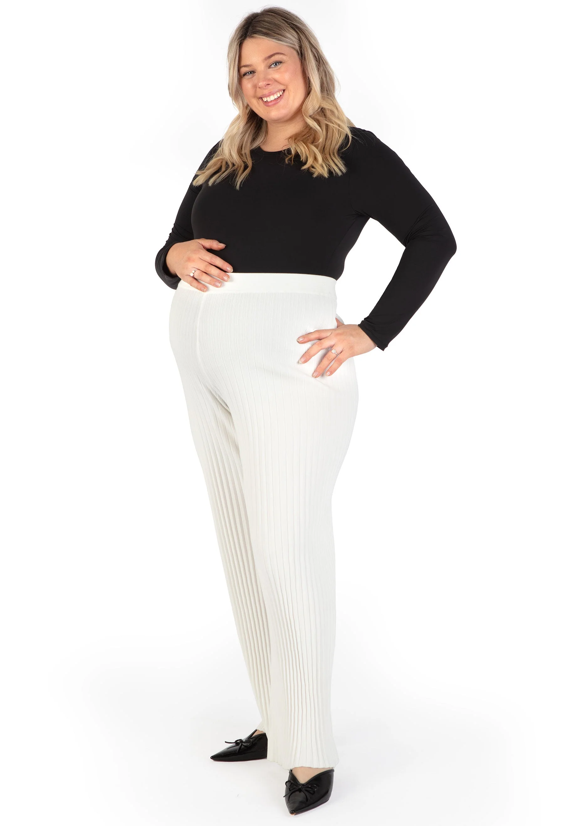 Maternity Long Sleeve Bodysuit G-String | ButterFit - Image 6