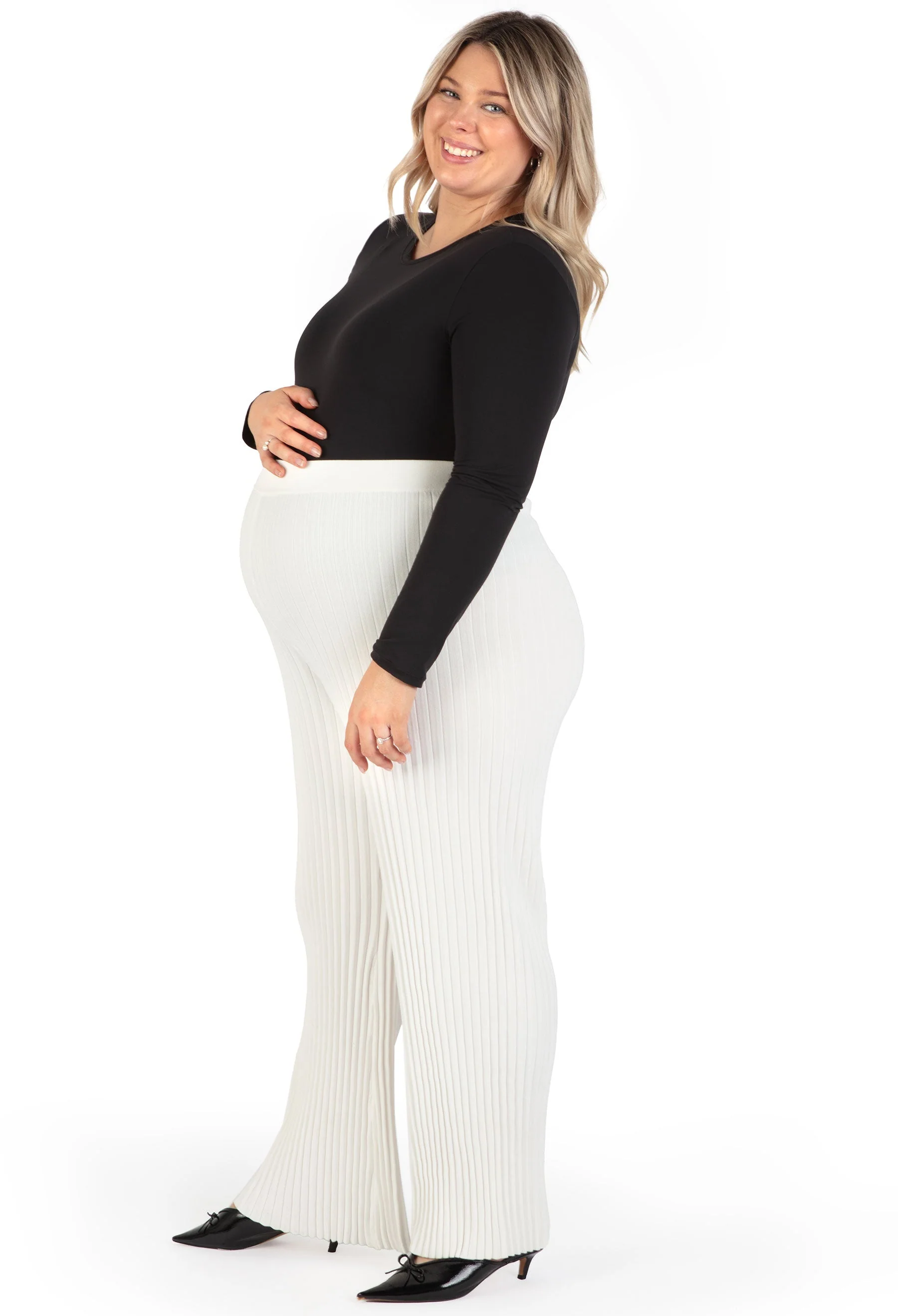 Maternity Long Sleeve Bodysuit G-String | ButterFit - Image 7