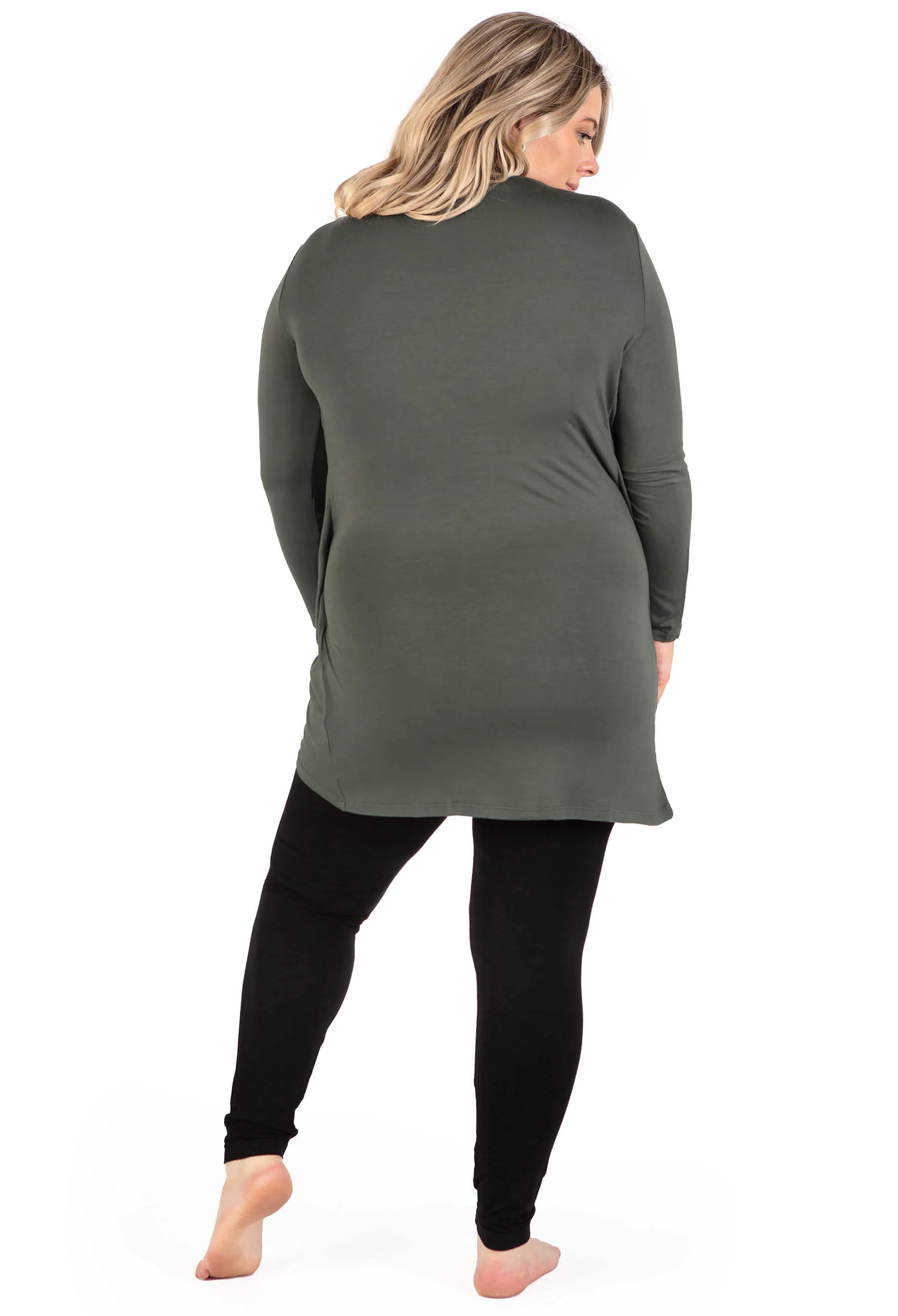 Maternity & Nursing Bamboo Soft Drape Top - 2 Pack - Image 7