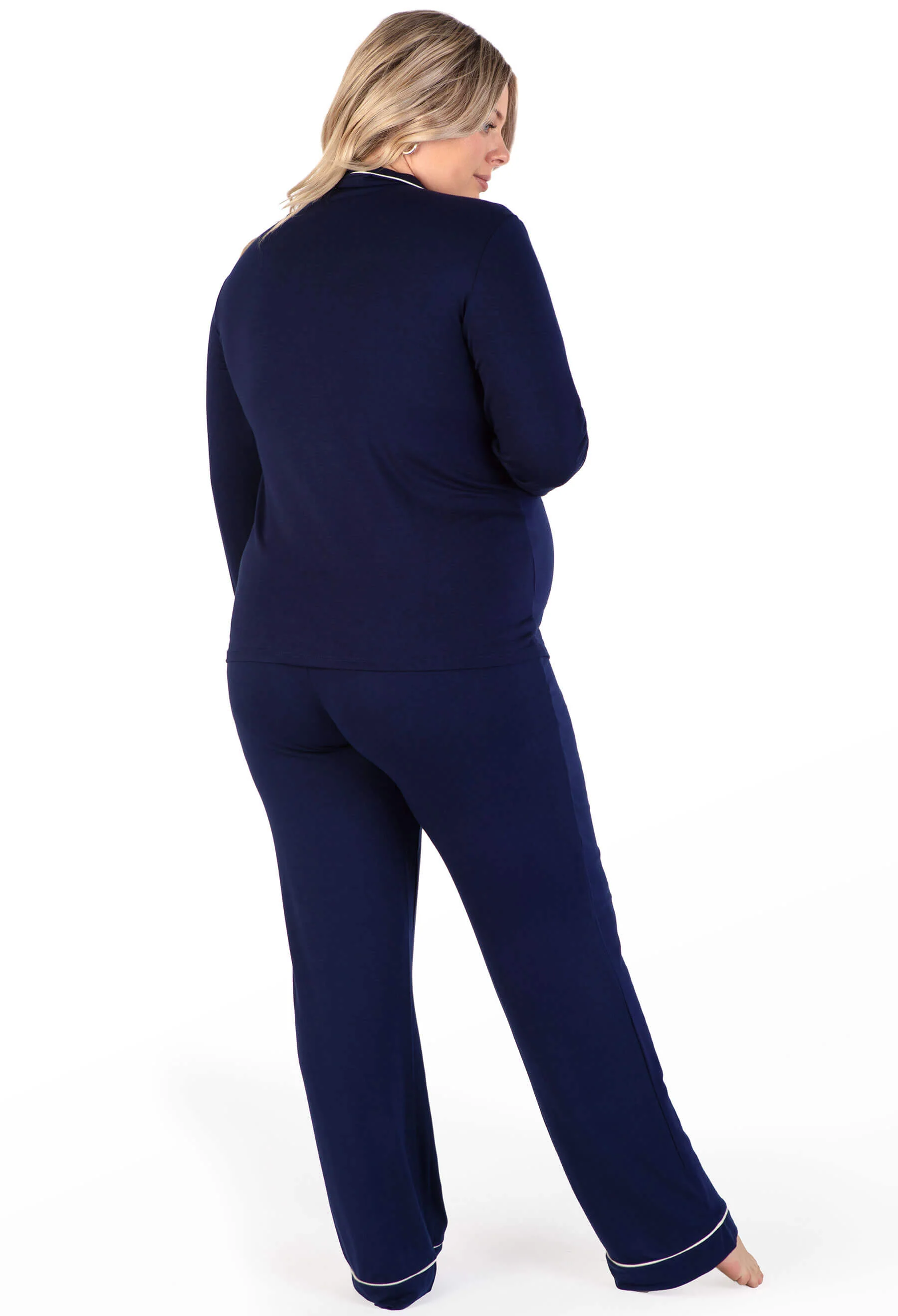 Maternity & Nursing Buttery Soft Bamboo Pyjama Set - Image 5