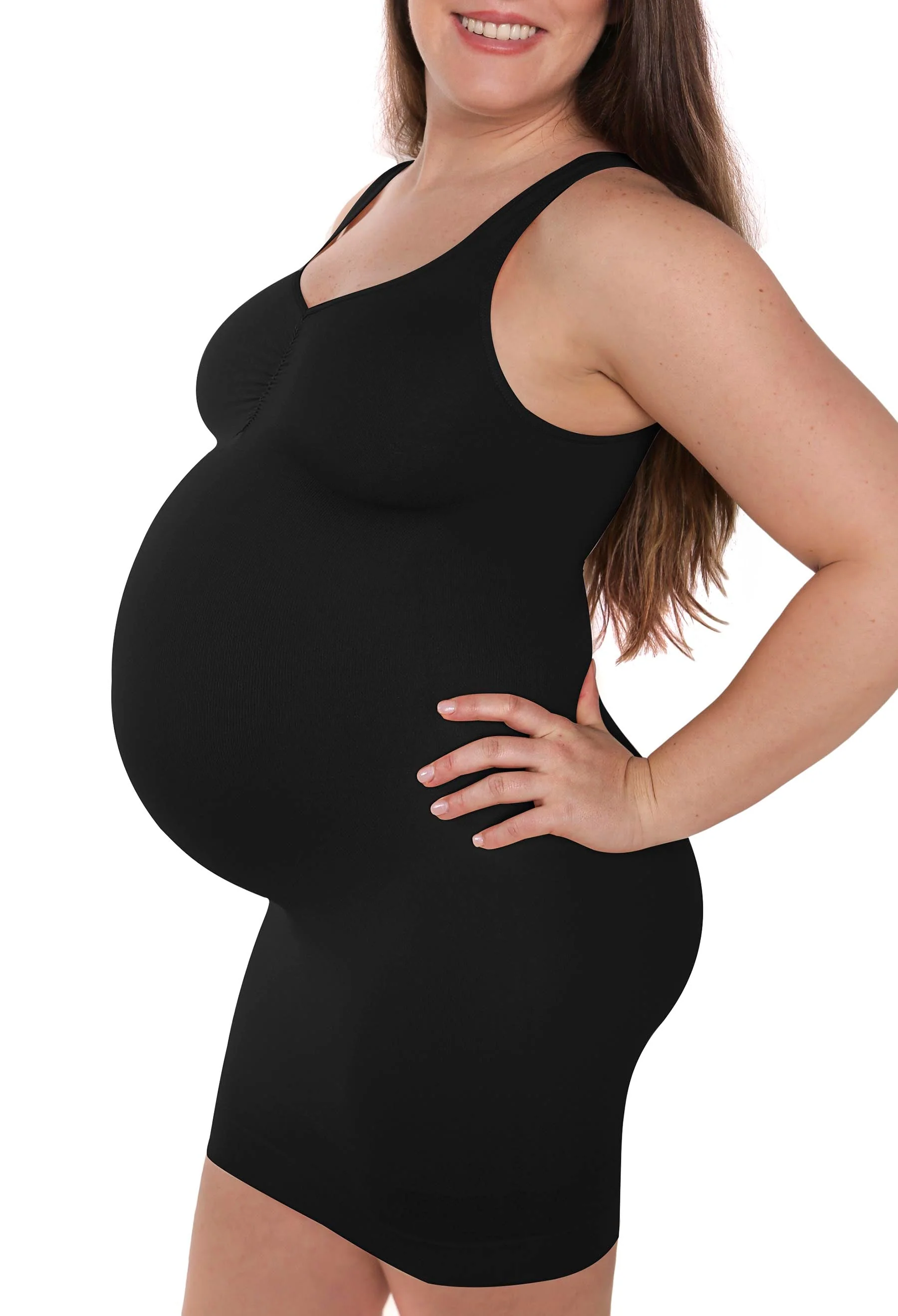 Maternity Ultra Light Shaping V-Tank Slip - Image 7