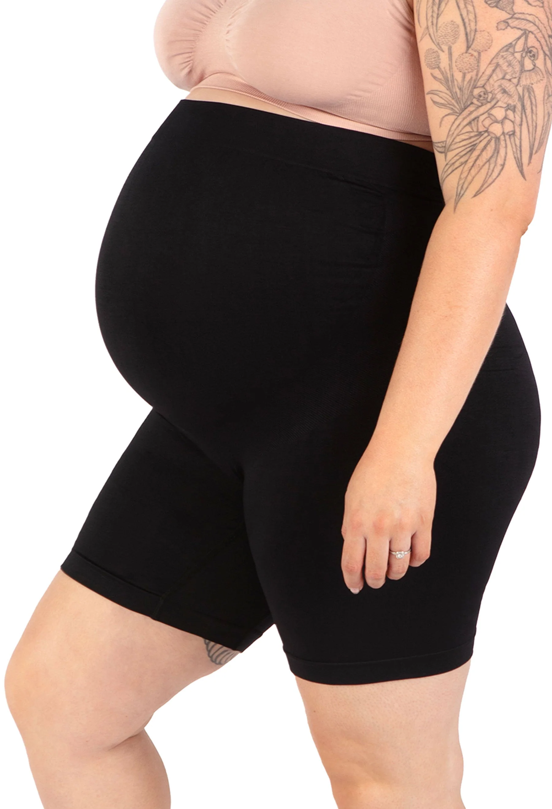 Maternity Shorts with Tummy Support - 2 Pack - Image 10