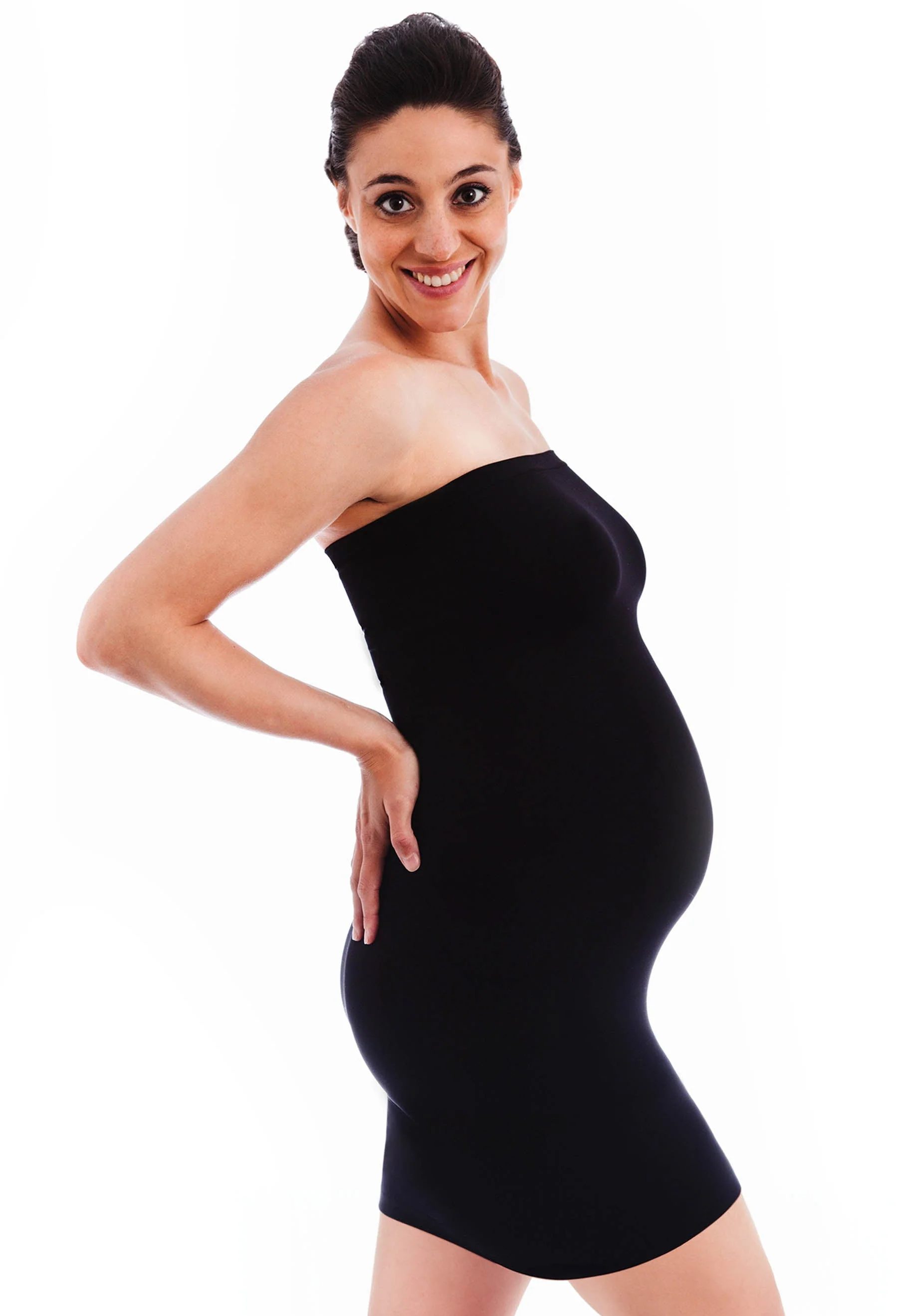 Maternity Strapless Knee Length Slip Dress - 3 Pack - Image 3