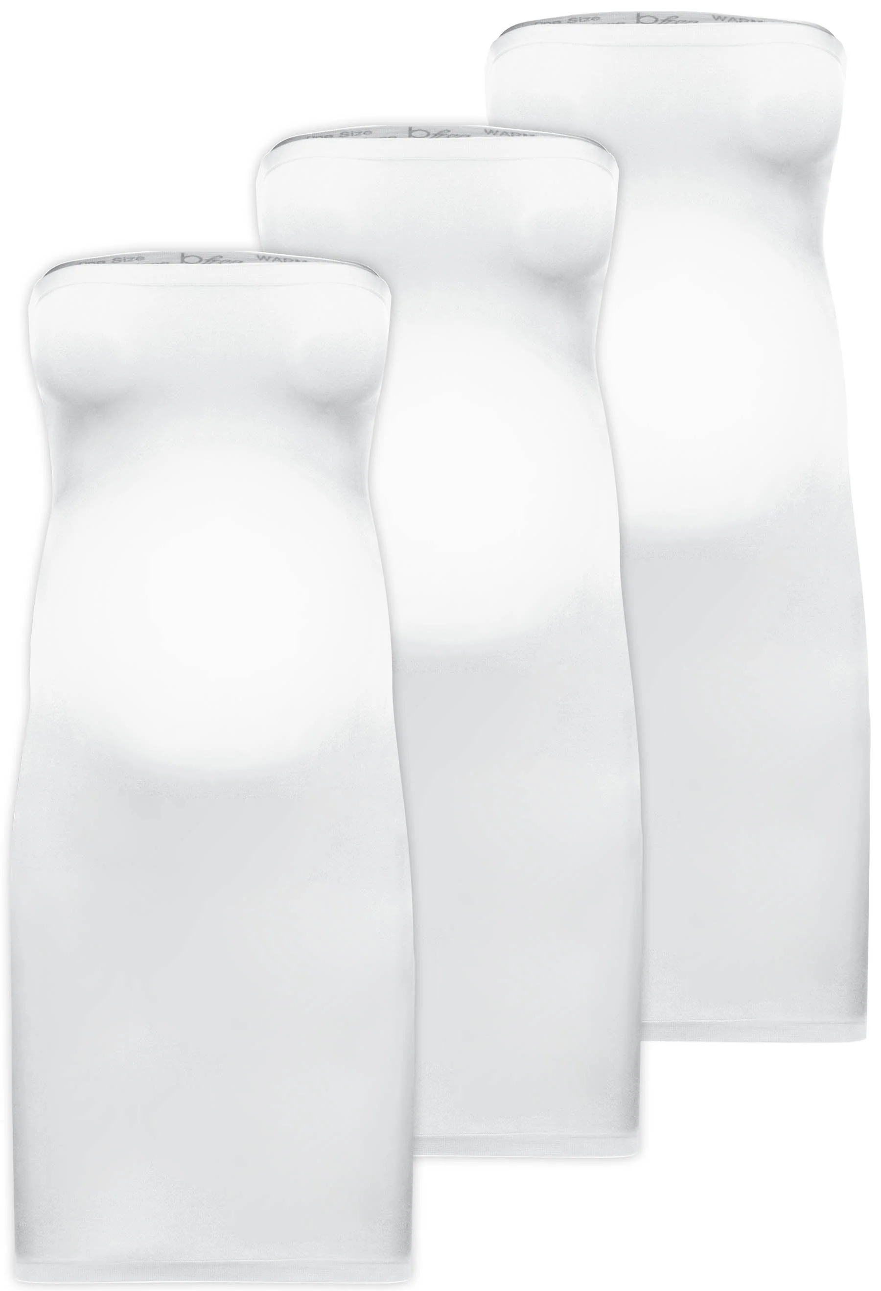 Maternity Strapless Knee Length Slip Dress - 3 Pack - Image 6
