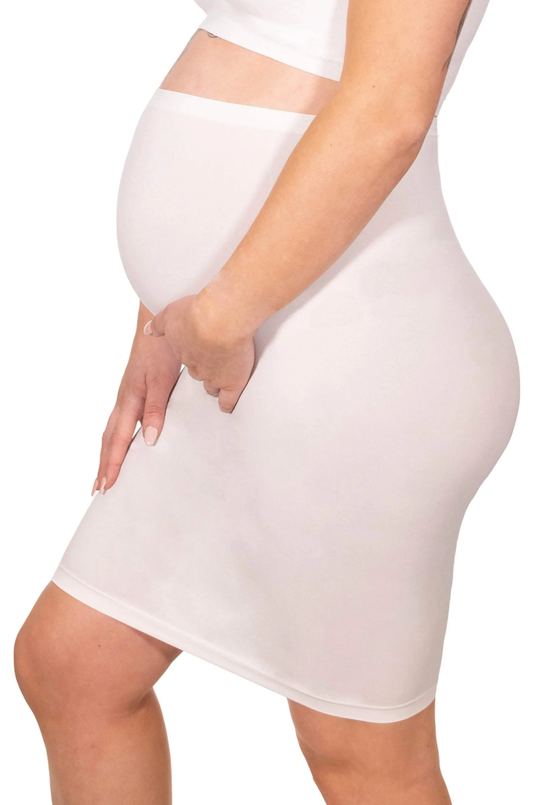 Maternity Strapless Mini Slip/Skirt - 3 Pack - Image 12