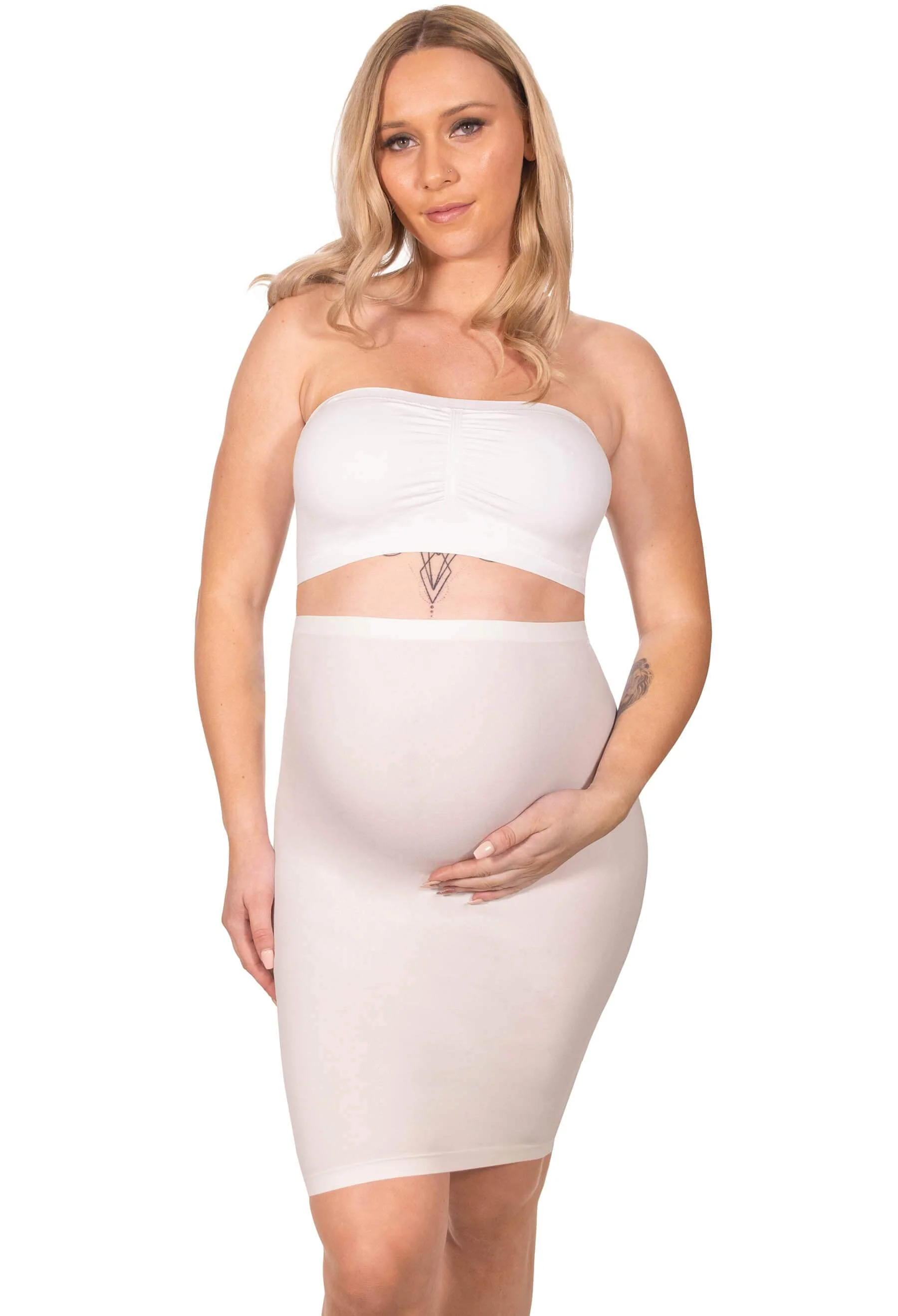 Maternity Strapless Mini Slip/Skirt - 3 Pack - Image 14