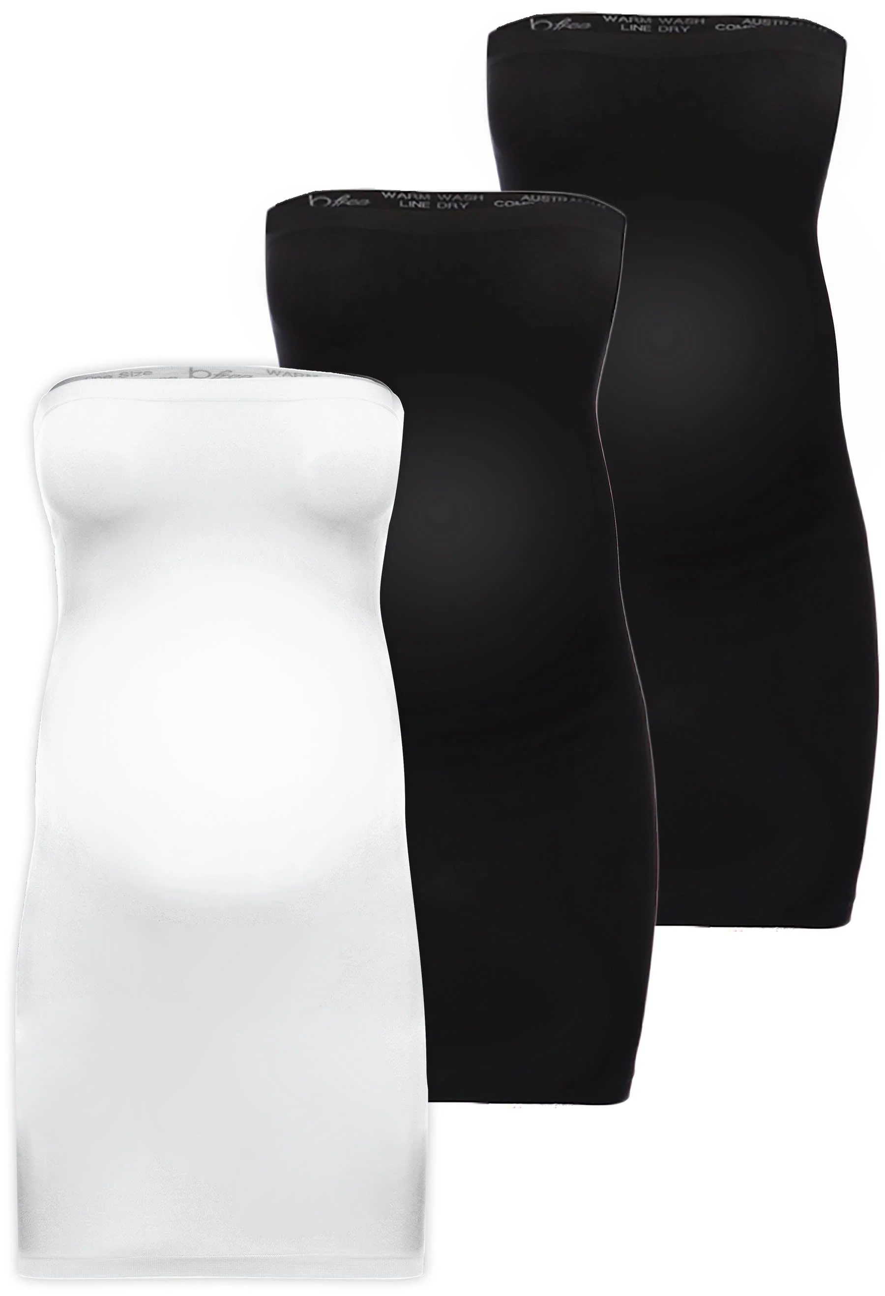 Maternity Strapless Mini Slip/Skirt - 3 Pack - Image 16