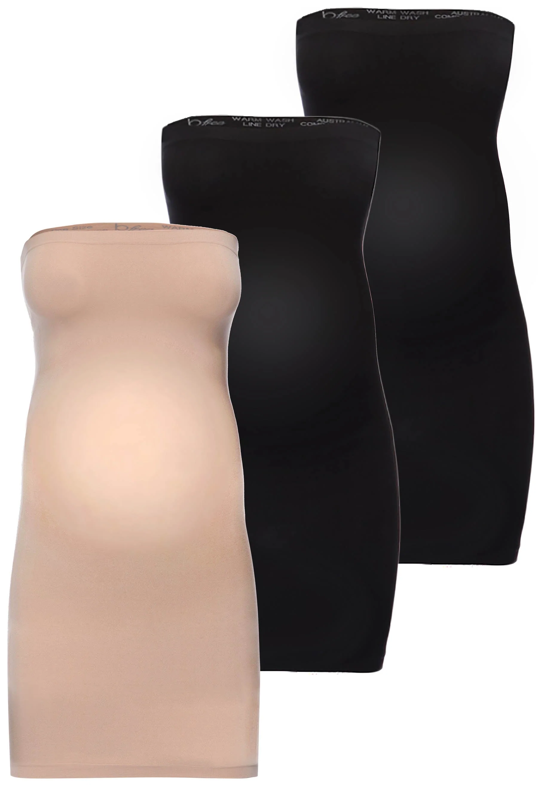 Maternity Strapless Mini Slip/Skirt - 3 Pack - Image 19