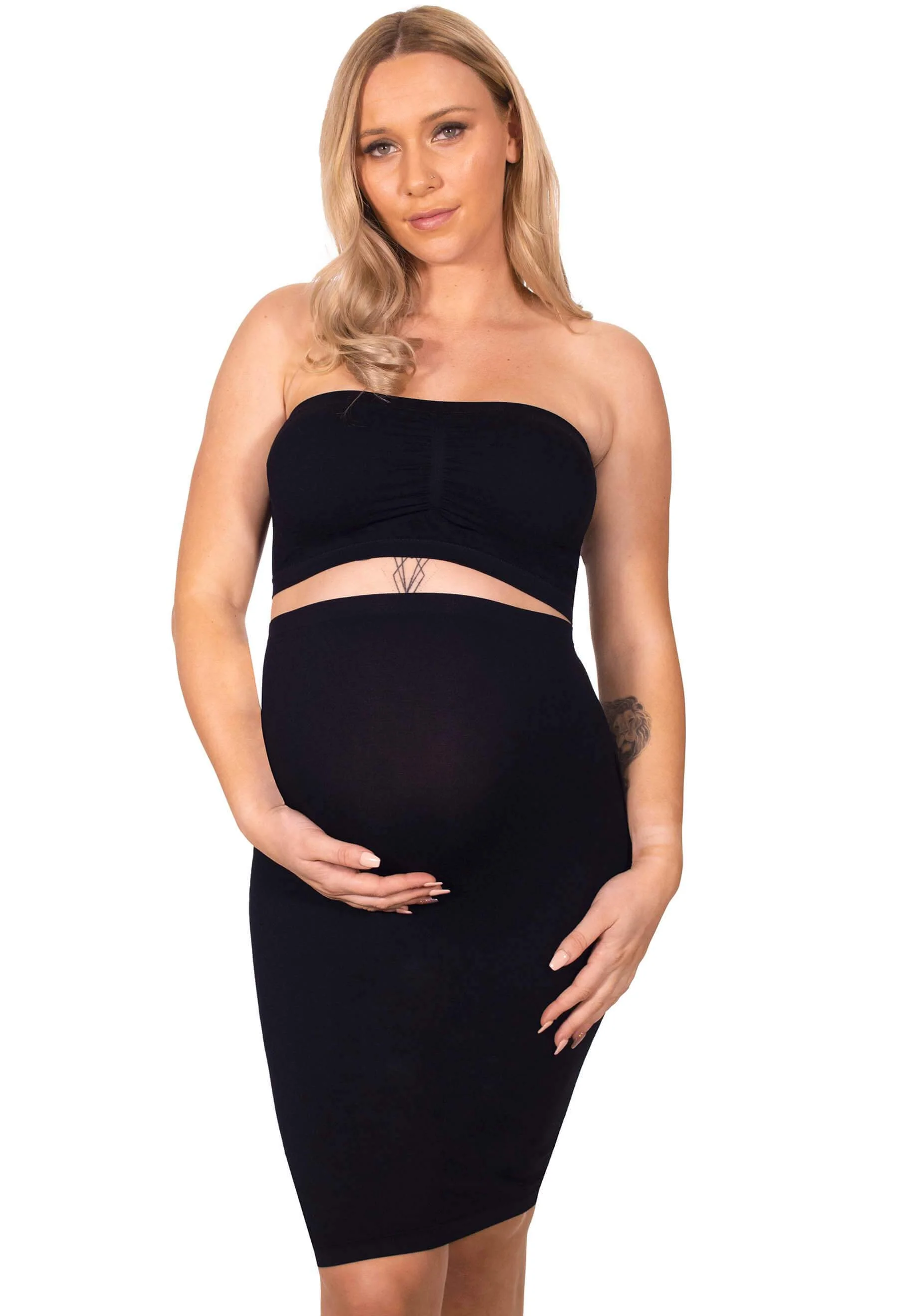 Maternity Strapless Mini Slip/Skirt - 3 Pack - Image 7