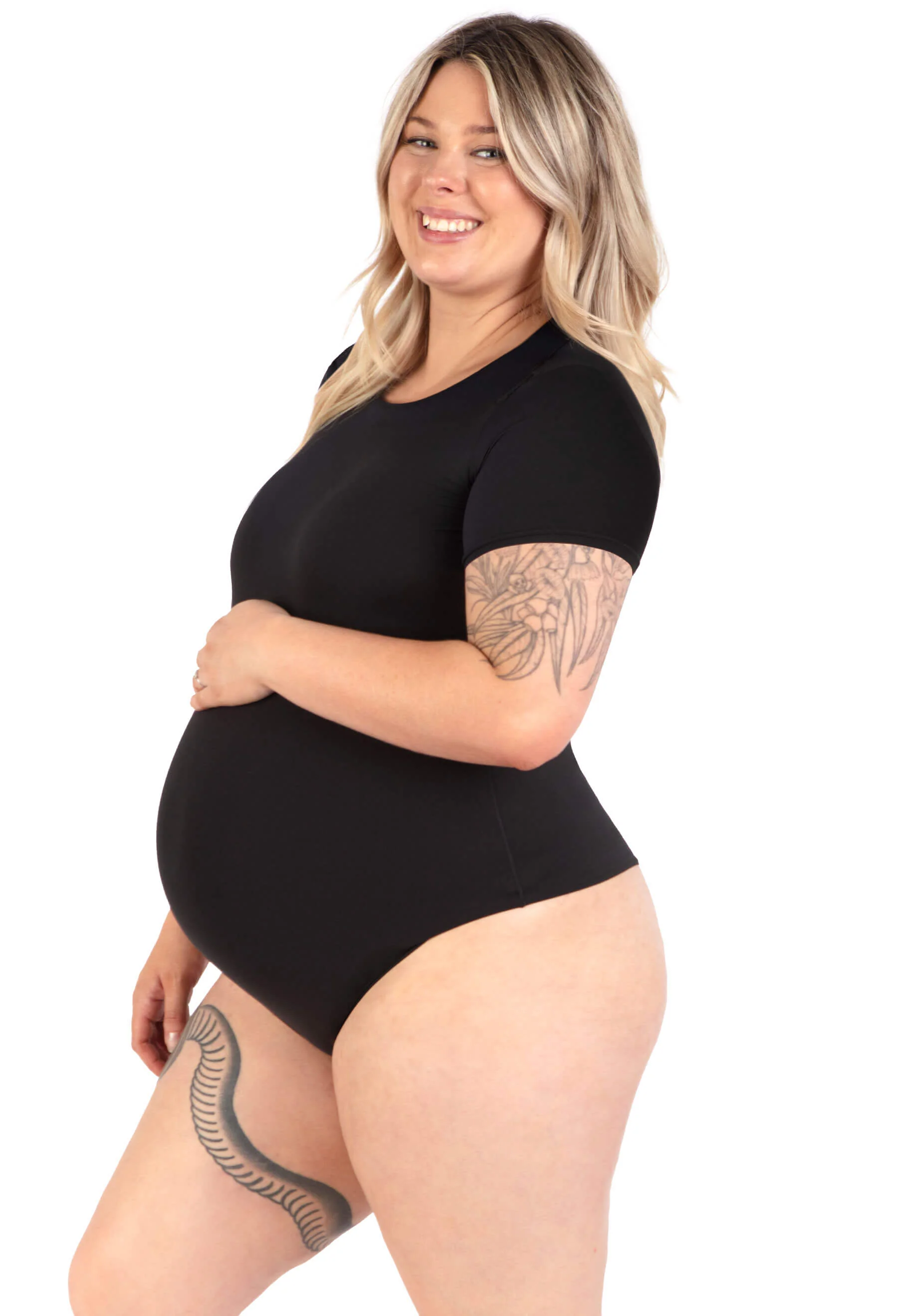 Maternity T-Shirt Bodysuit G-String | ButterFit - Image 3