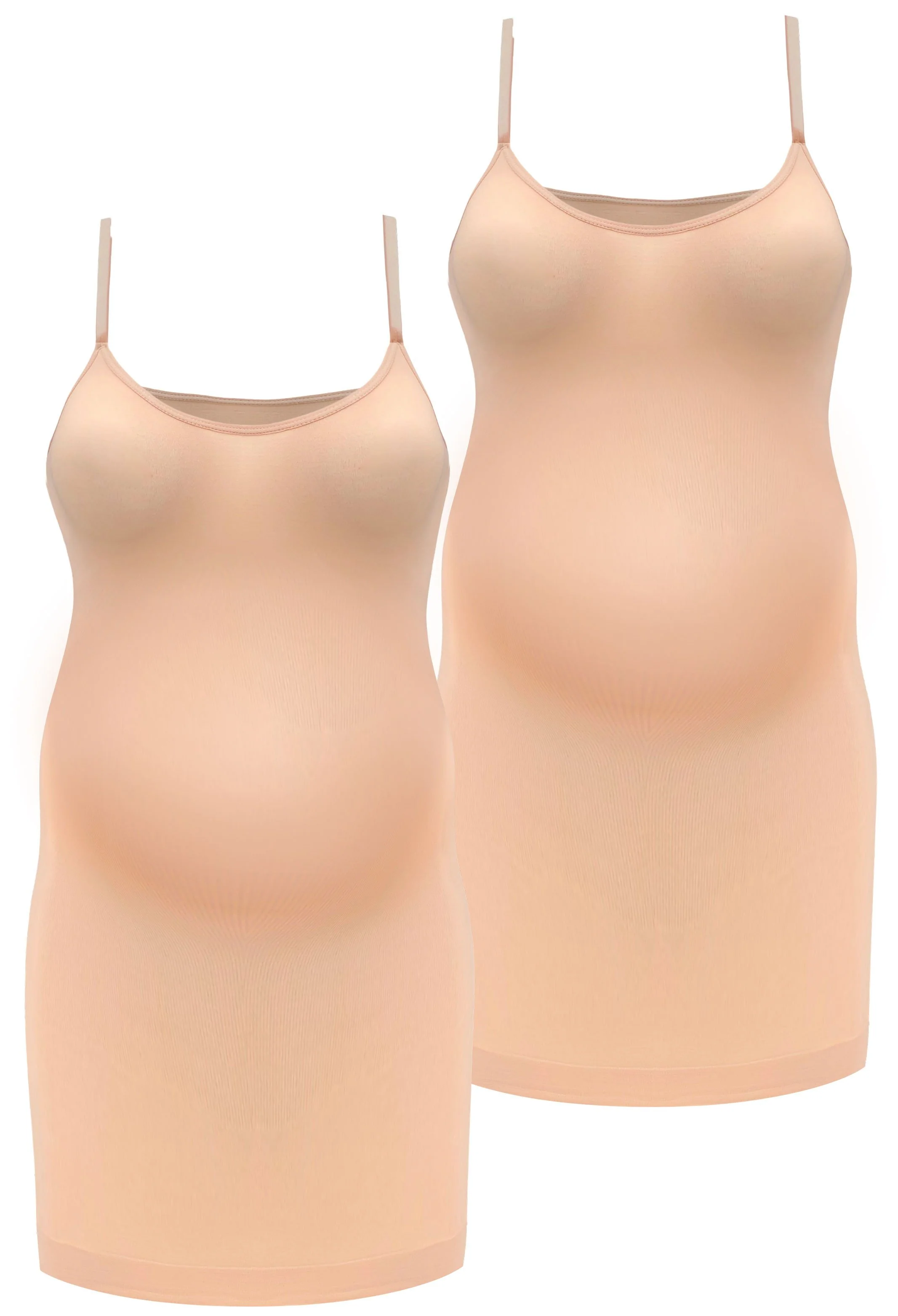 Maternity Ultra Light Shaping Cami Slip - 2 Pack - Image 7