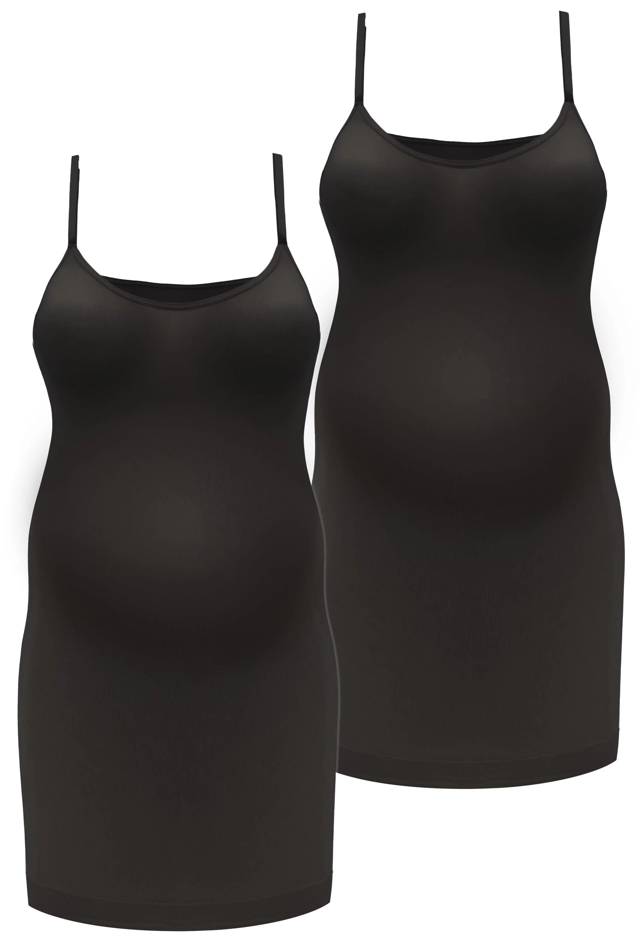 Maternity Ultra Light Shaping Cami Slip - 2 Pack - Image 8