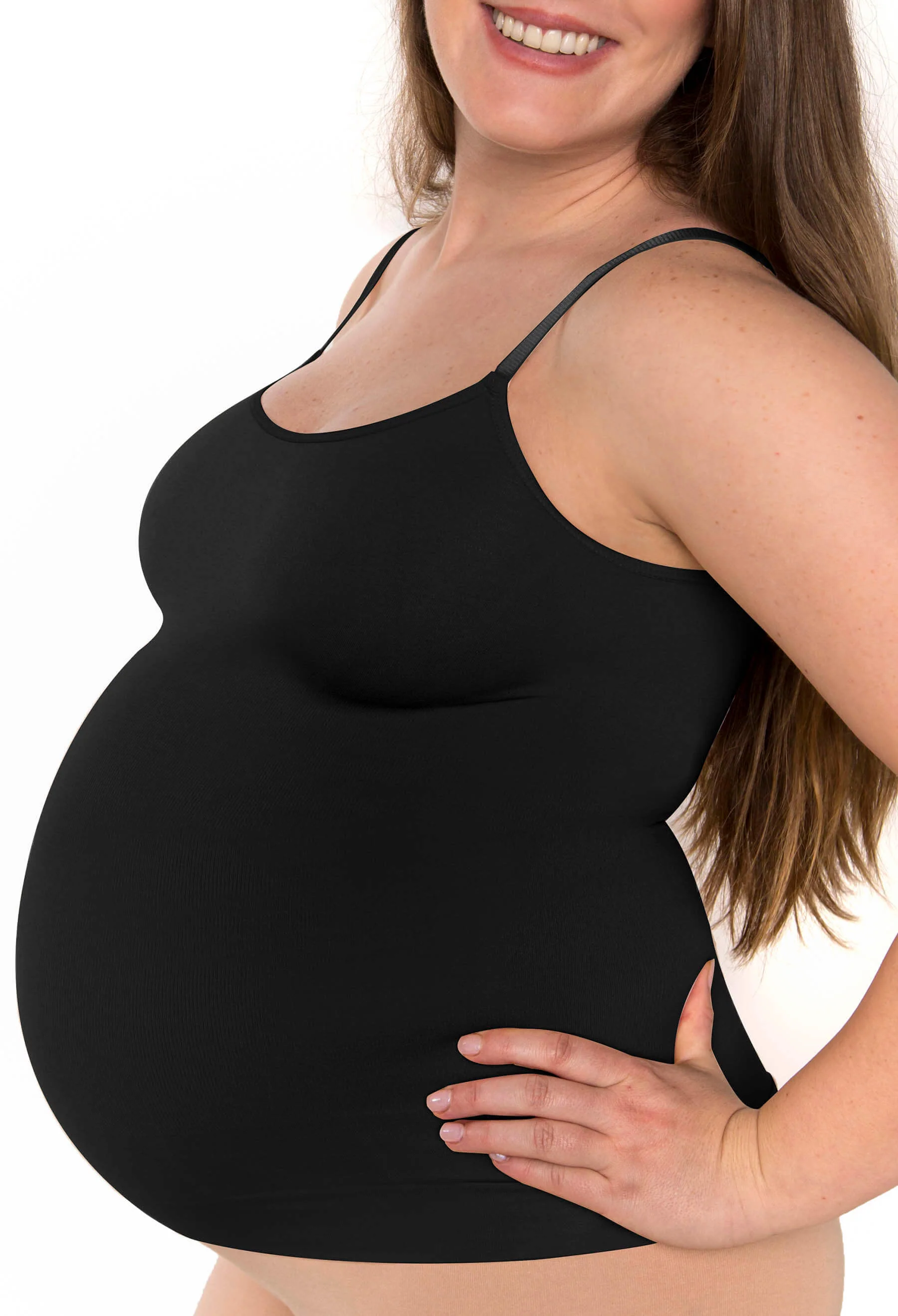 Maternity Ultra Light Shaping Camisole - 2 Pack - Image 6
