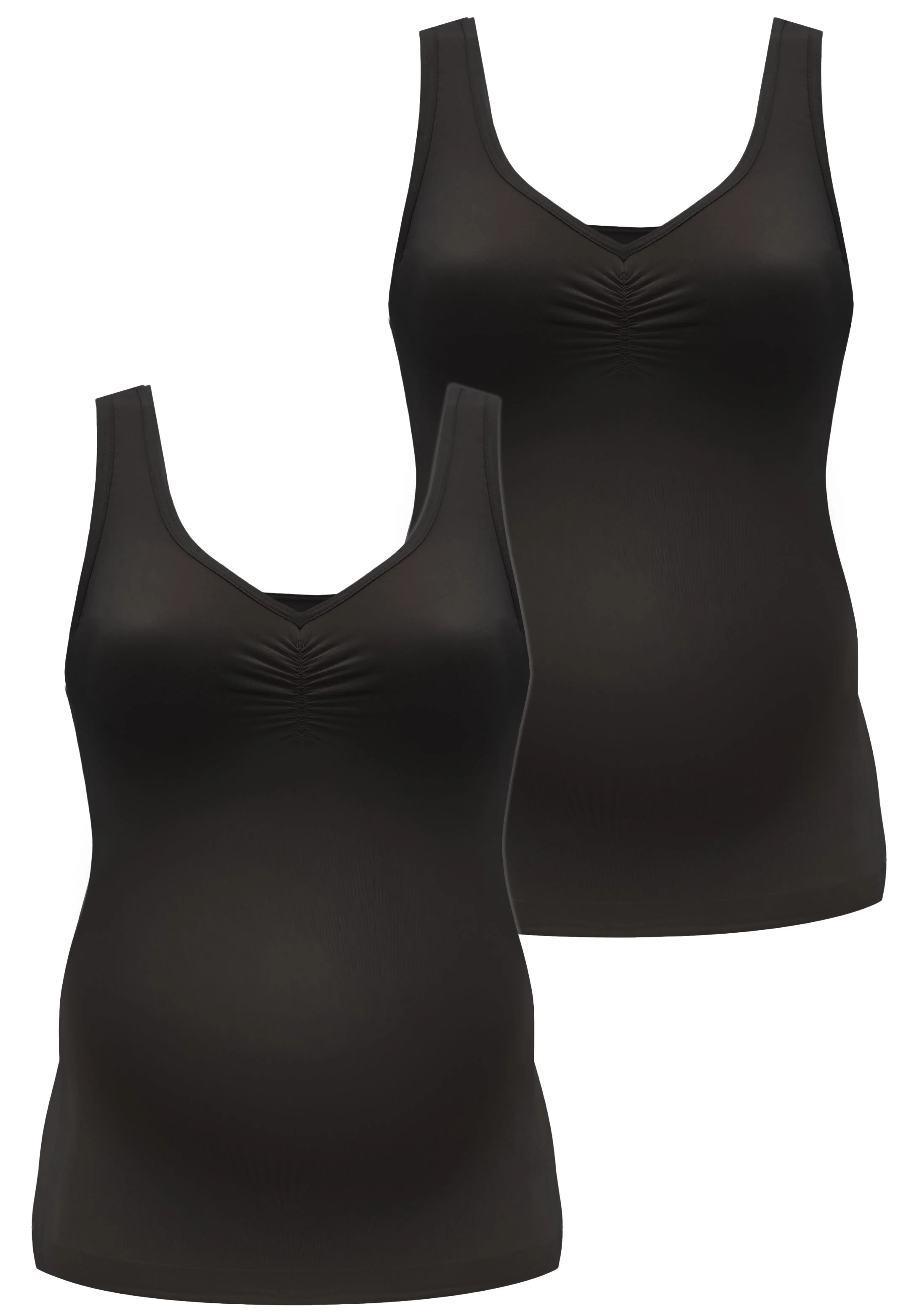 Maternity Ultra Light Shaping V-Tank - 2 Pack - Image 5