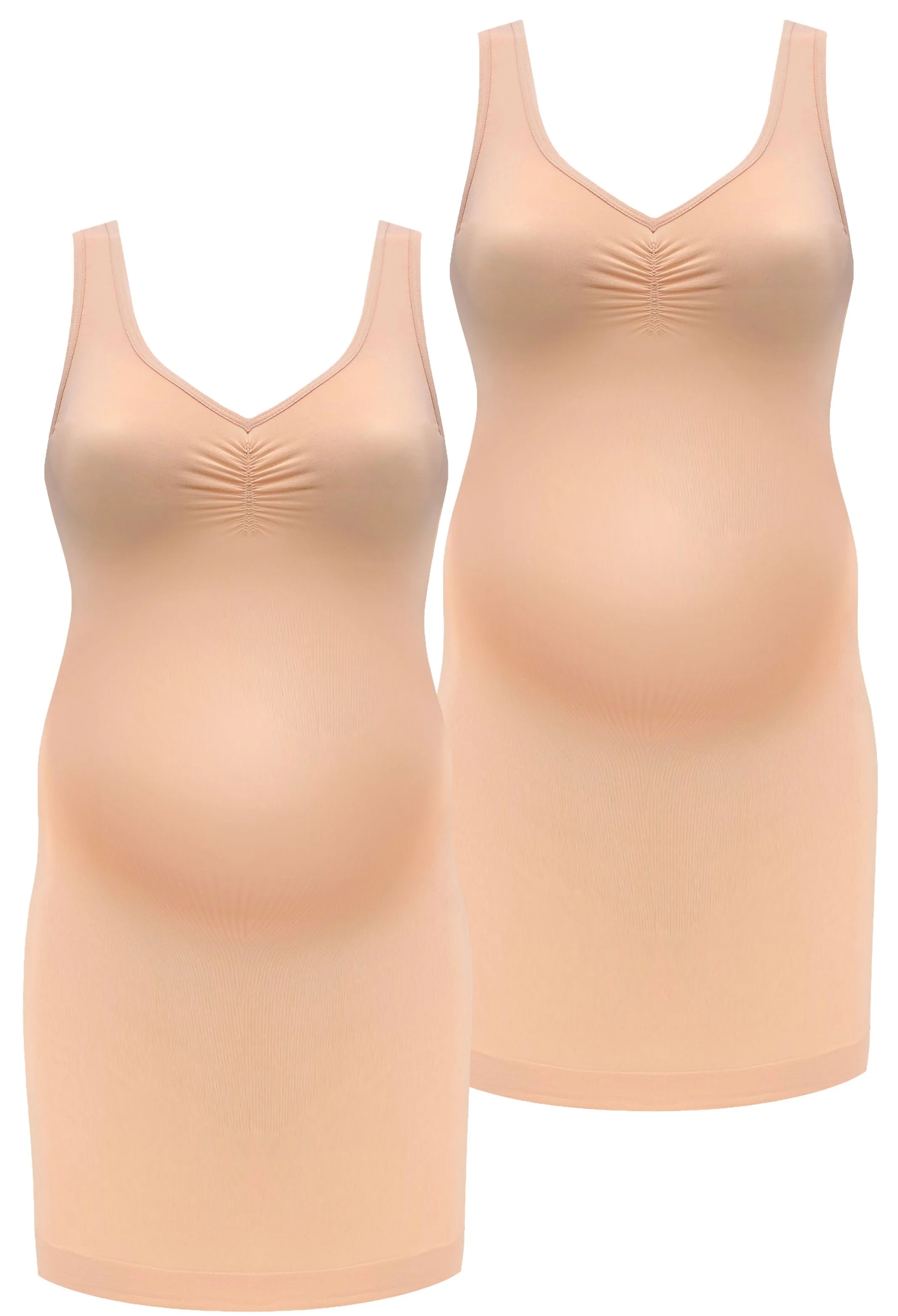 Maternity Ultra Light Shaping V-Tank Slip - 2 Pack - Image 7
