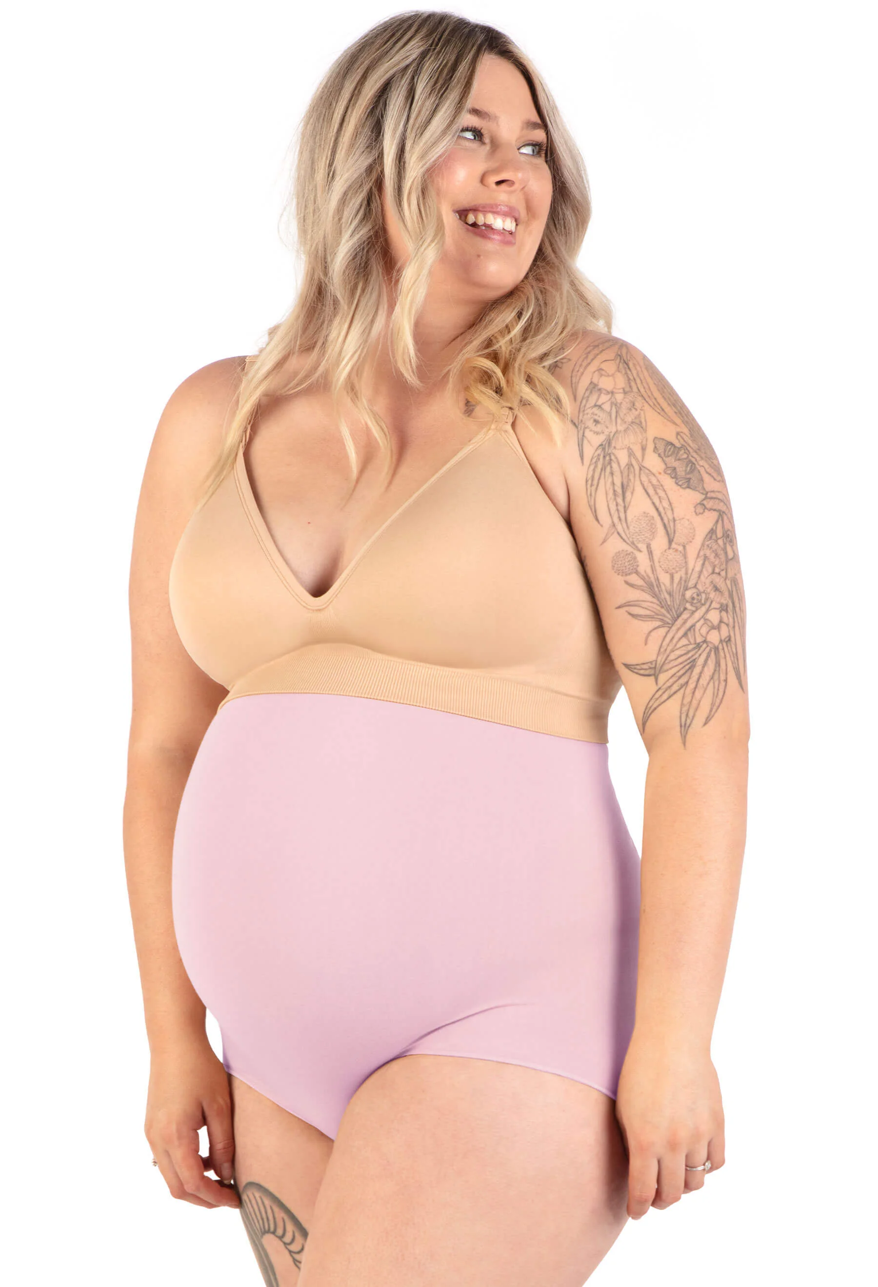 Maternity Underbust Cotton Rich Full Brief - Fancy 3 Pack - Image 9