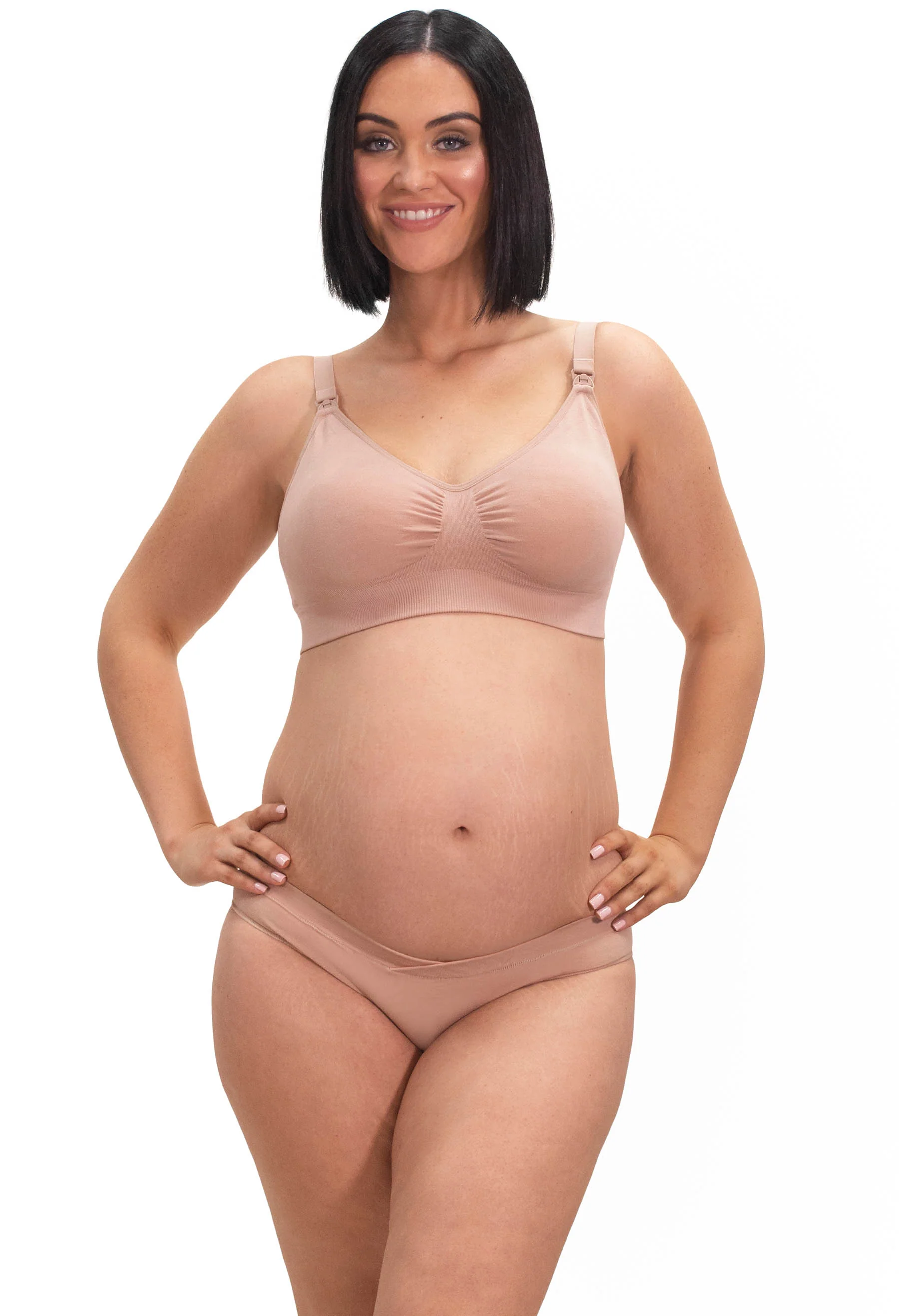 Maternity V-Waist Bamboo Bikini | 7-Pack - Image 5