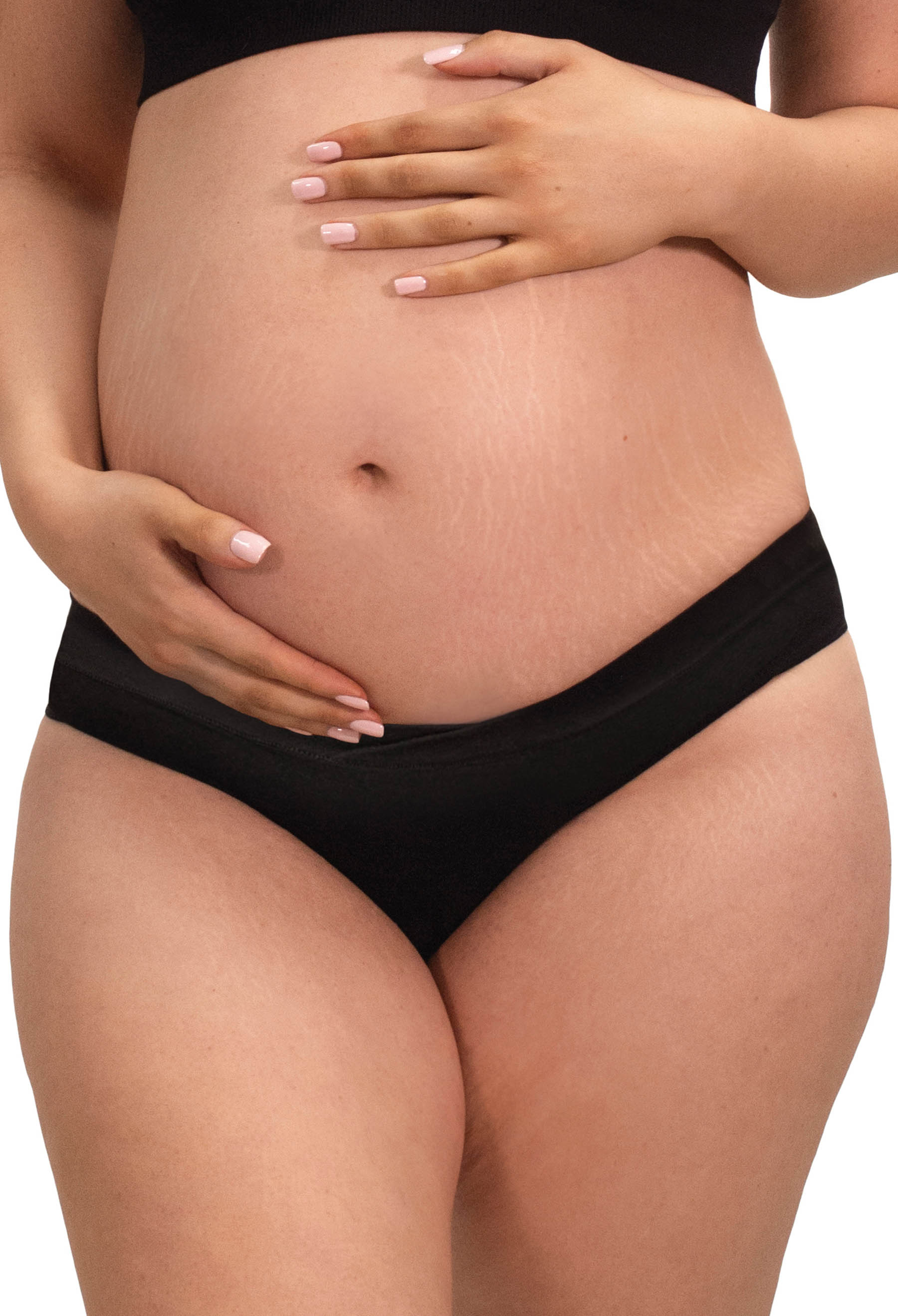Maternity V-Waist Bamboo Bikini | 7-Pack - Image 6