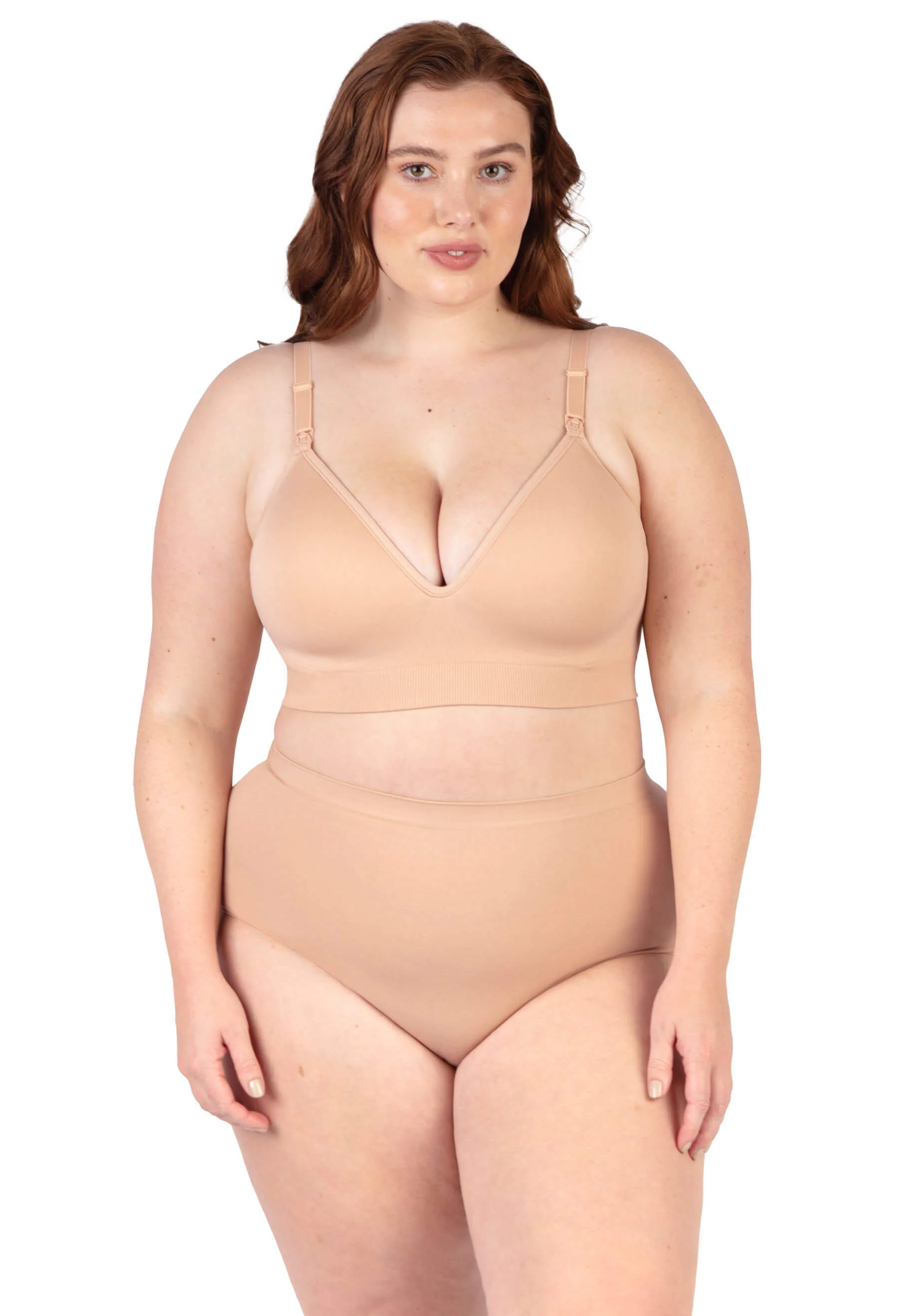 Plunge Nursing Comfort Bra – Wireless with Fixed Moulded Cups - Image 10