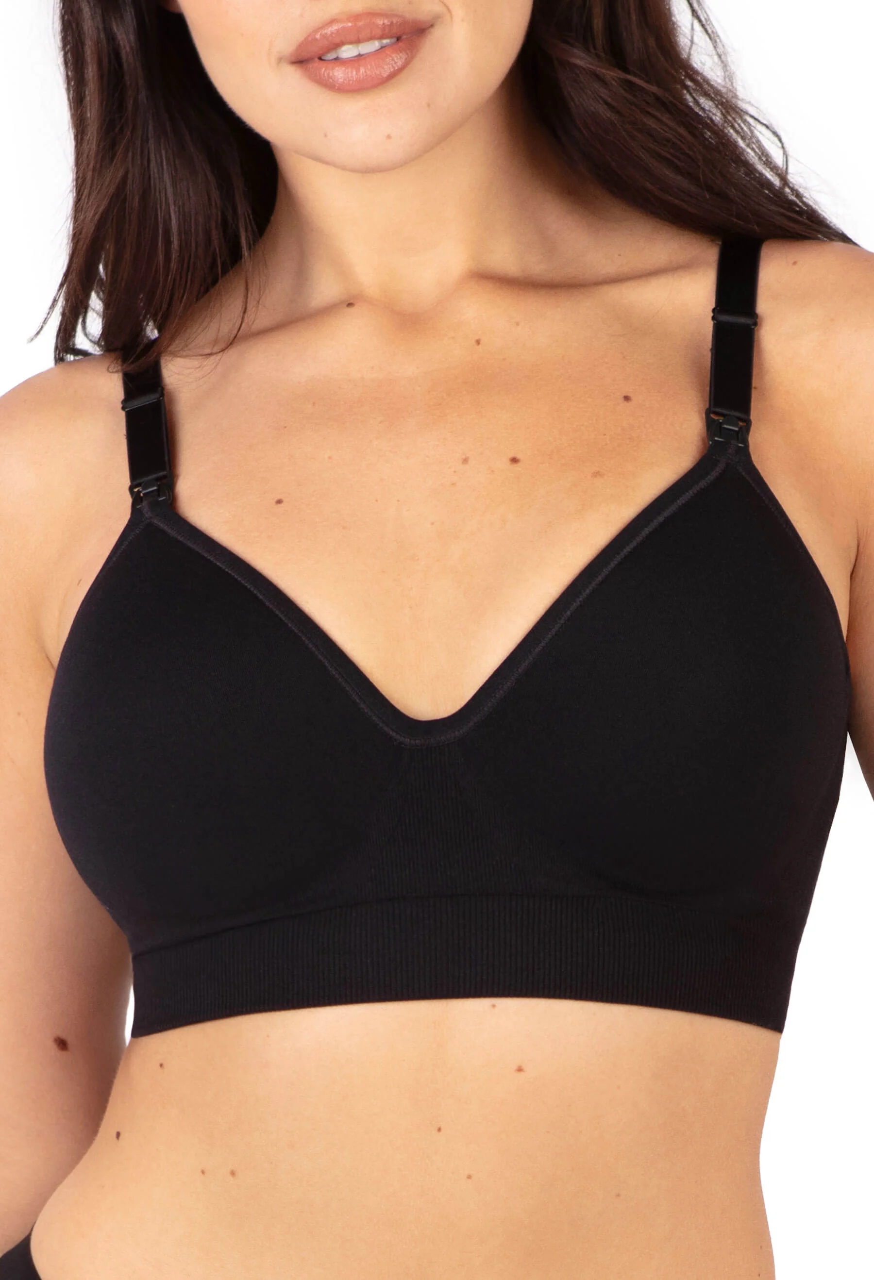 Plunge Nursing Comfort Bra – Wireless with Fixed Moulded Cups - Image 24
